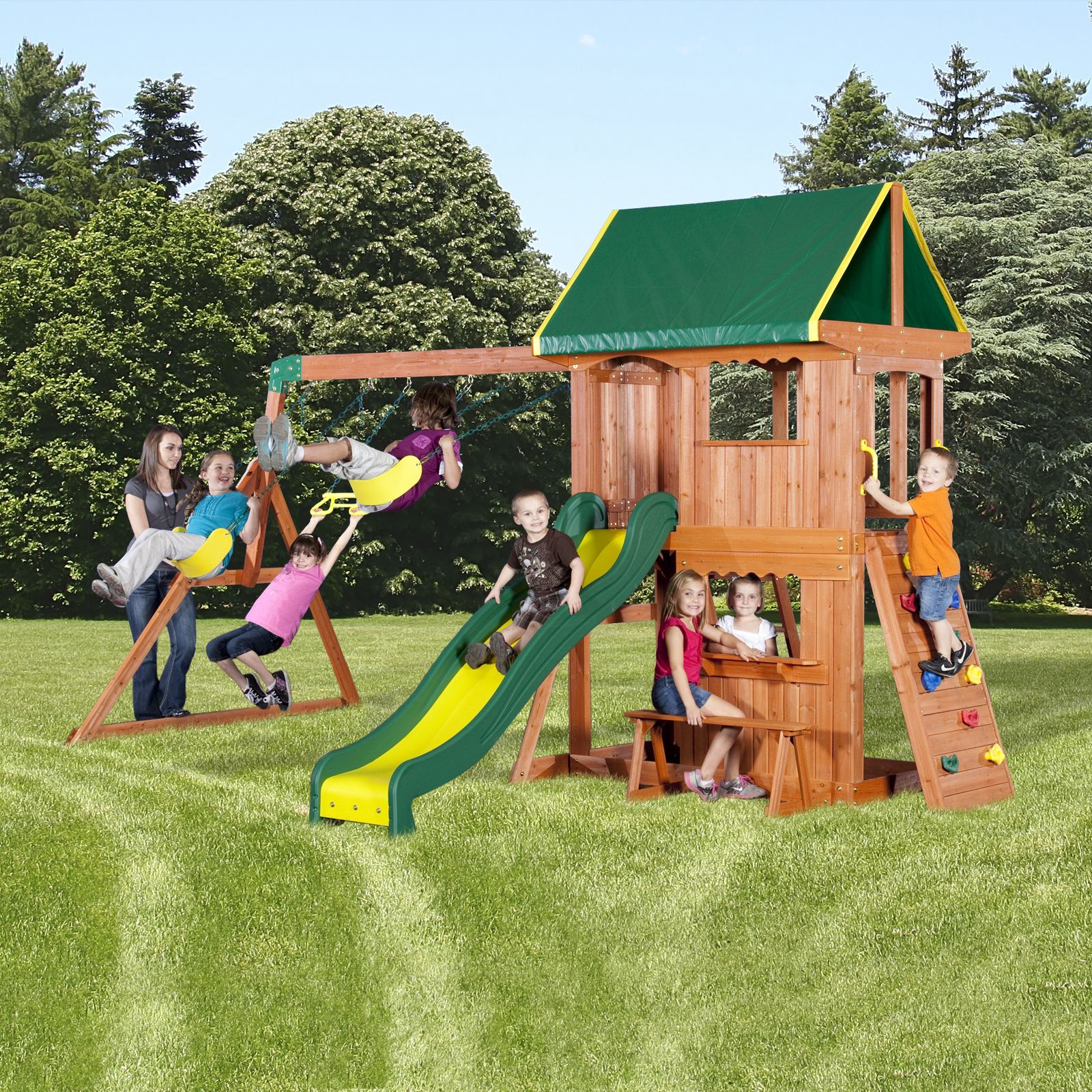 Backyard Discovery Somerset Swing Set - Free Delivery! at Kmart.com