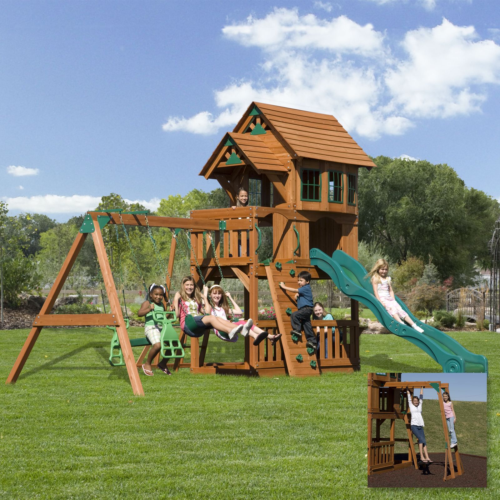 Backyard Discovery Windsor II Swing Set - Free Delivery! at Kmart.com