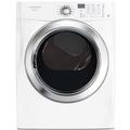 7.0 cu. ft. Ready Steam™ Gas Dryer w/ Stainless Steel Drum - Classic White