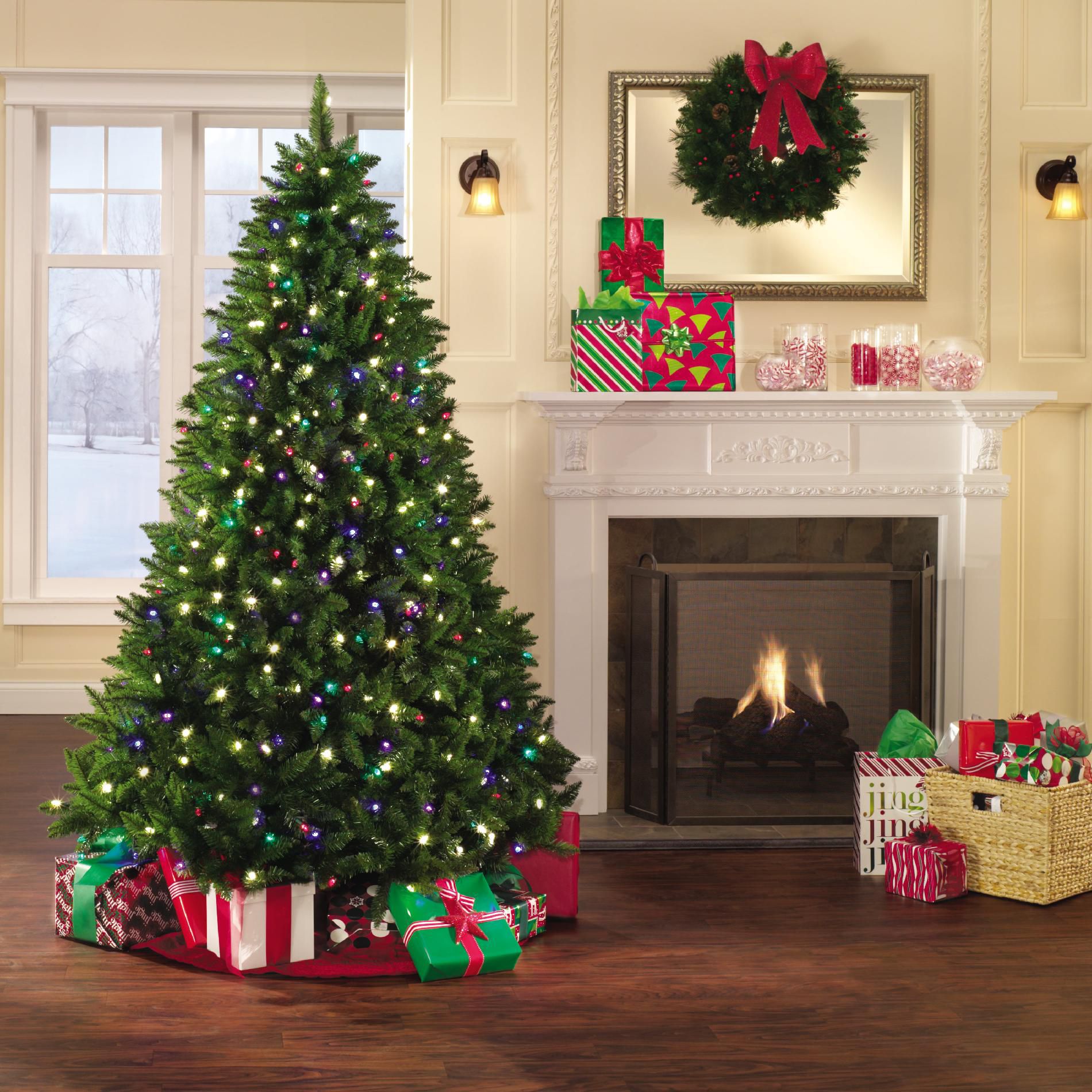 Holiday Showtime 7' Christmas Northern Lights Spruce Tree | Shop Your Way: Online Shopping ...