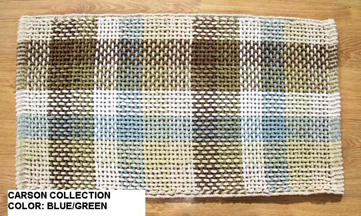 Essential Home Carson 27X45 Rug Blue and G 27X45 at Kmart.com