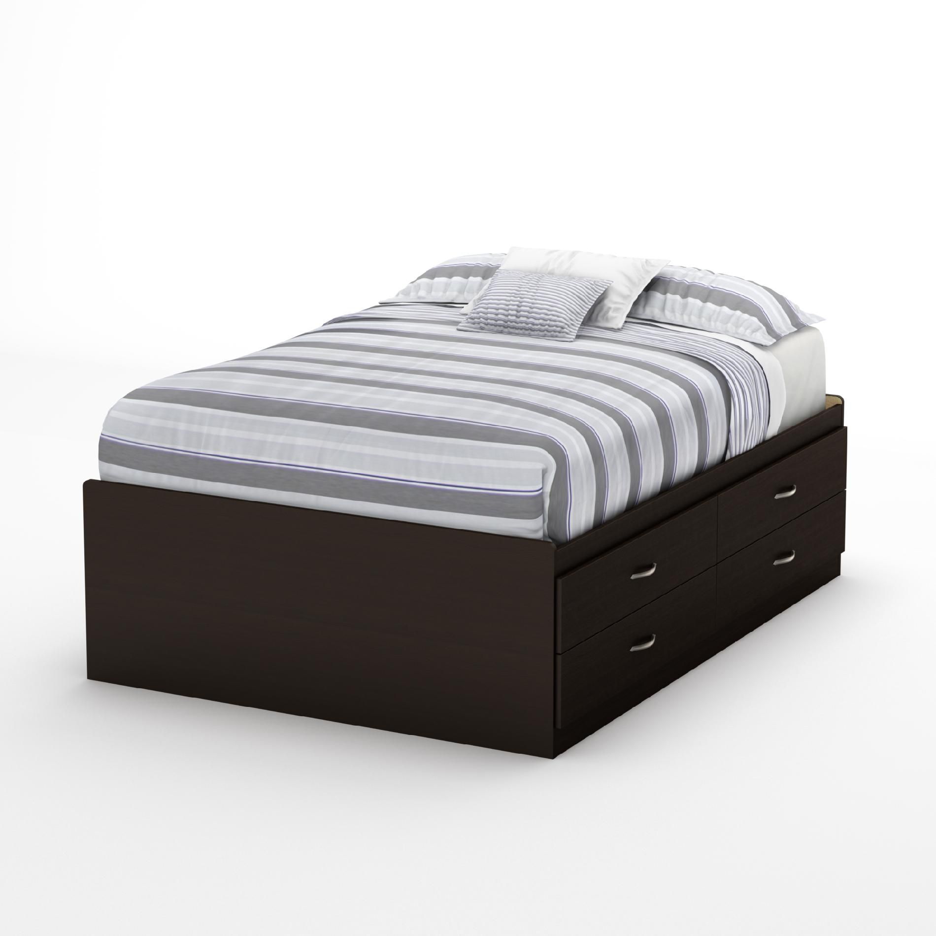 South Shore Step One Full Captain Bed Chocolate at Sears.com