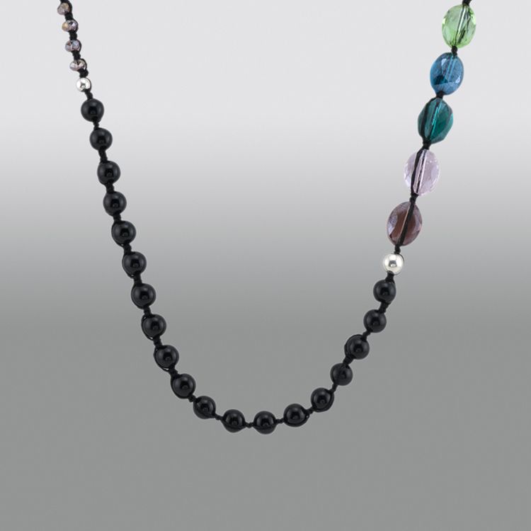 Sterling Silver Triple Wrap Black Agate Bracelet at Kmart.com