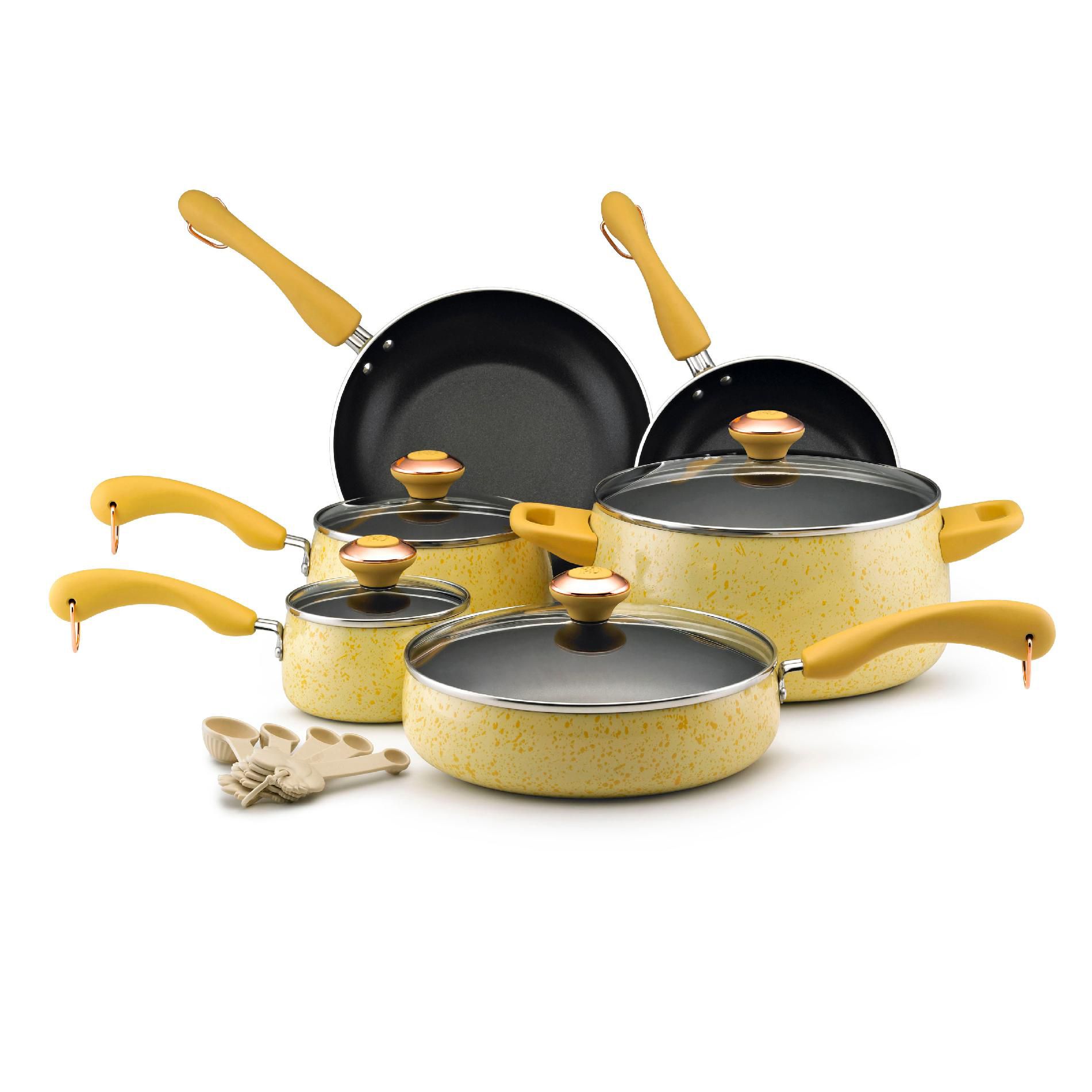 Paula Deen 15pc Cookware Set - Butter