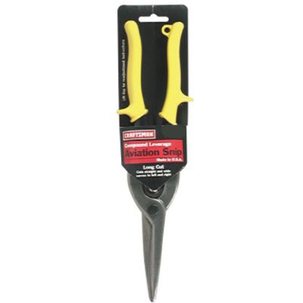 Craftsman Professional Use Compound Leverage Long Cut Aviation Snips