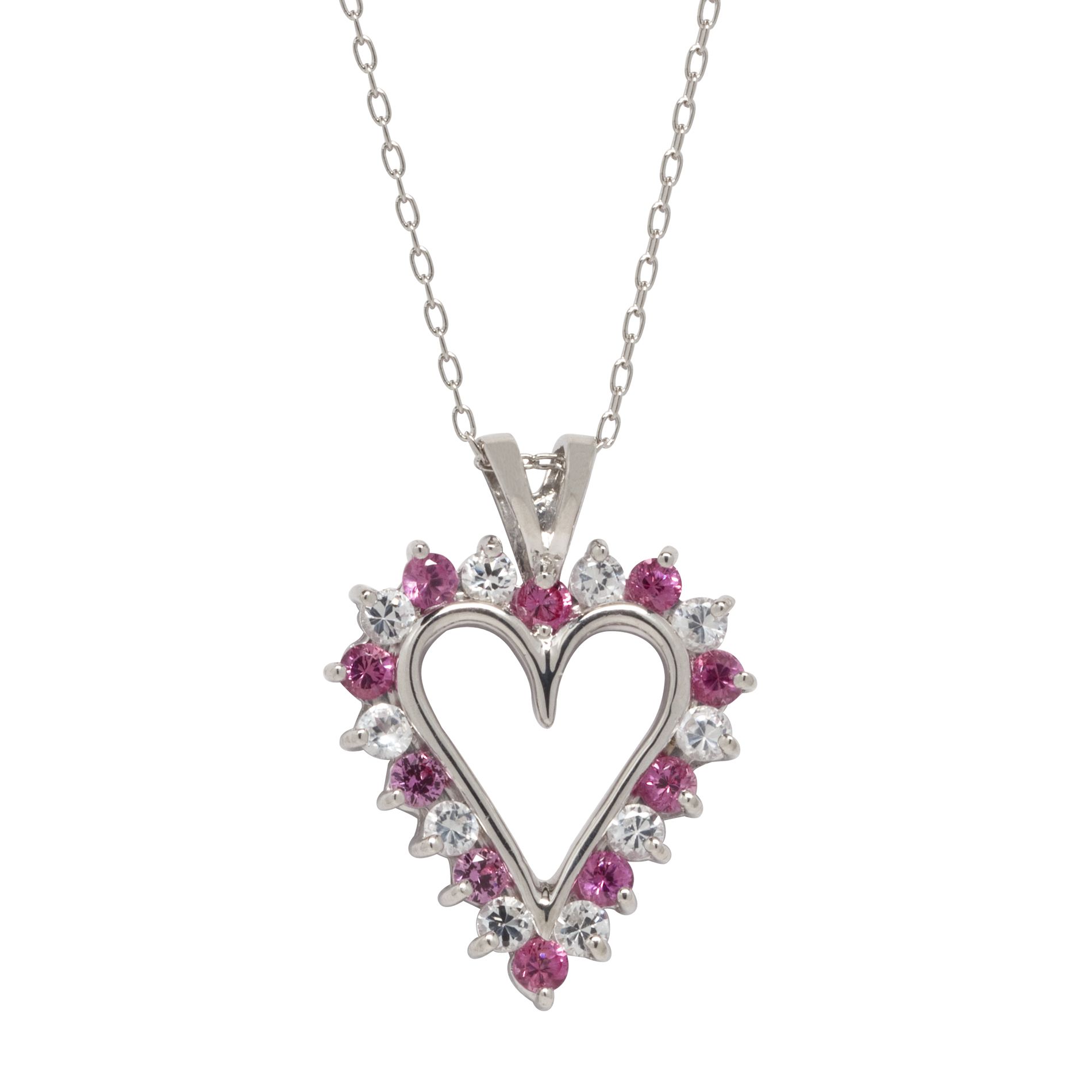 Lab Created Ruby and Lab Created White Sapphire Pendant at Kmart.com