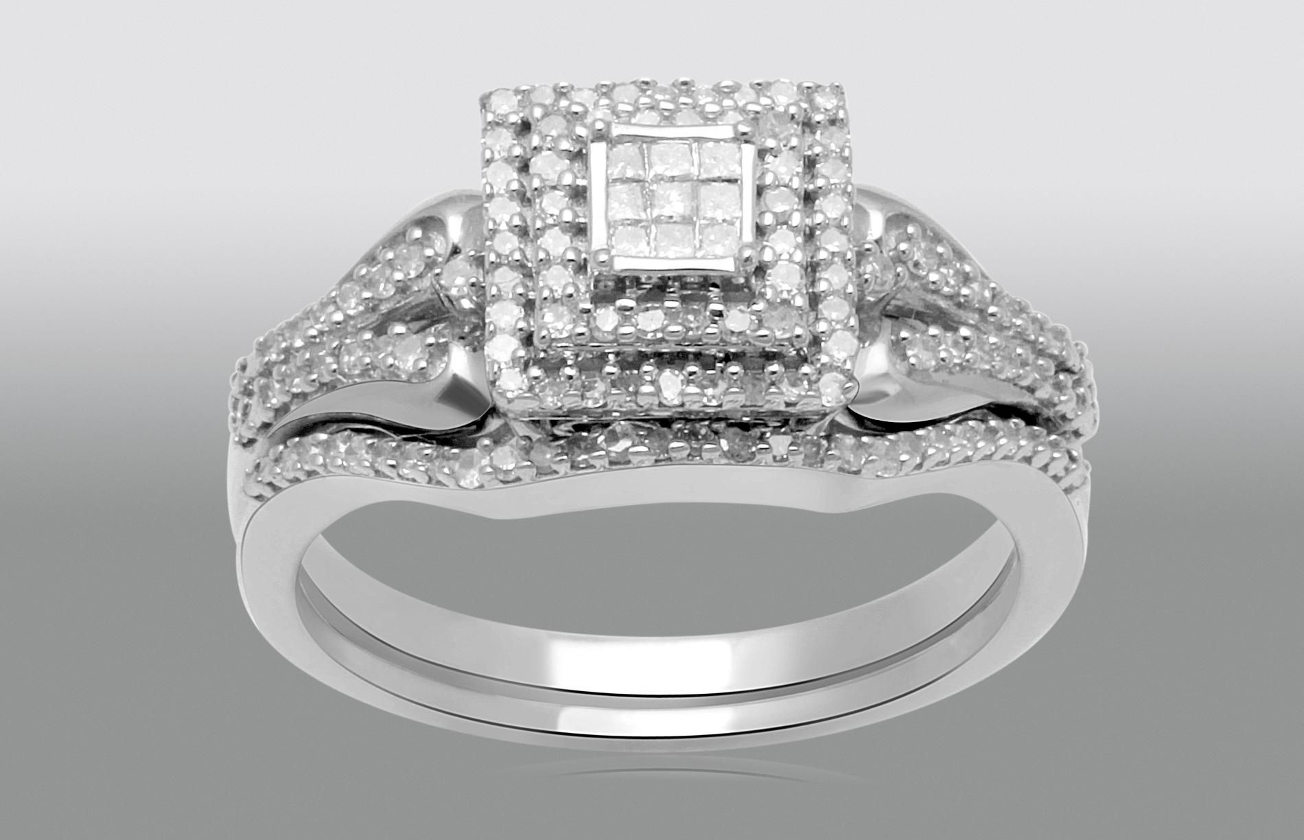 Sterling Silver 1/3ct Bridal Ring at Sears.com