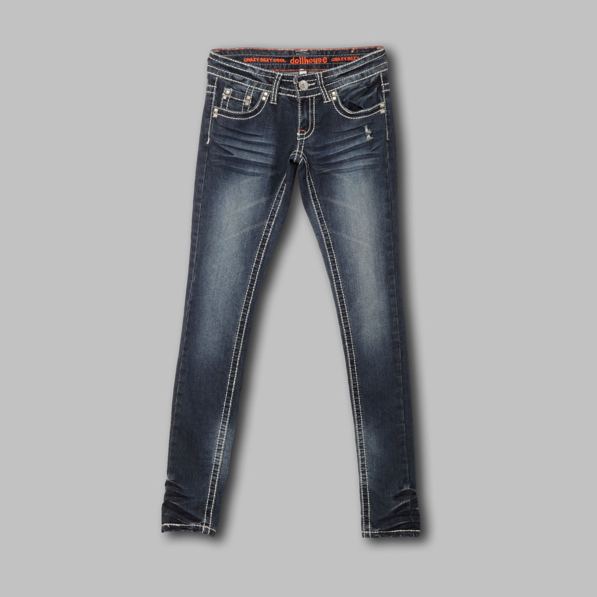 Dollhouse Junior’s Jeans Osborne Skinny Dark Blue at Sears.com