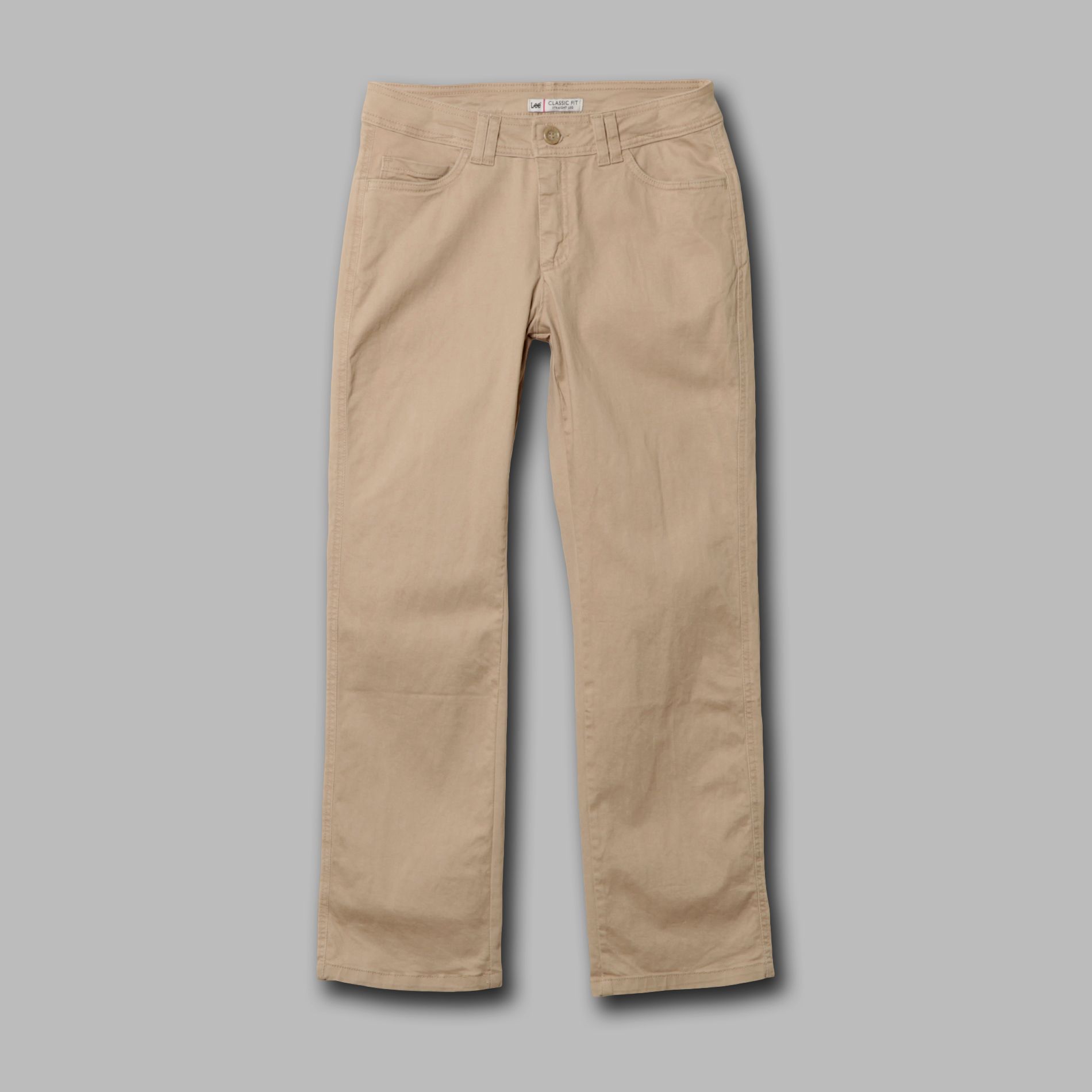 LEE Women’s Pants Classic Fit Khaki Straight Twill at Sears.com