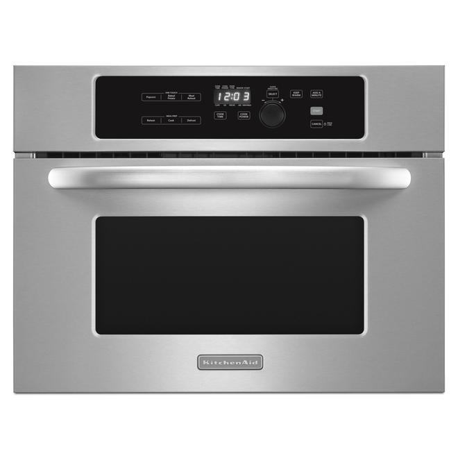 KitchenAid KBMS1454BSS 24” Stainless Steel Builtin Microwave Oven