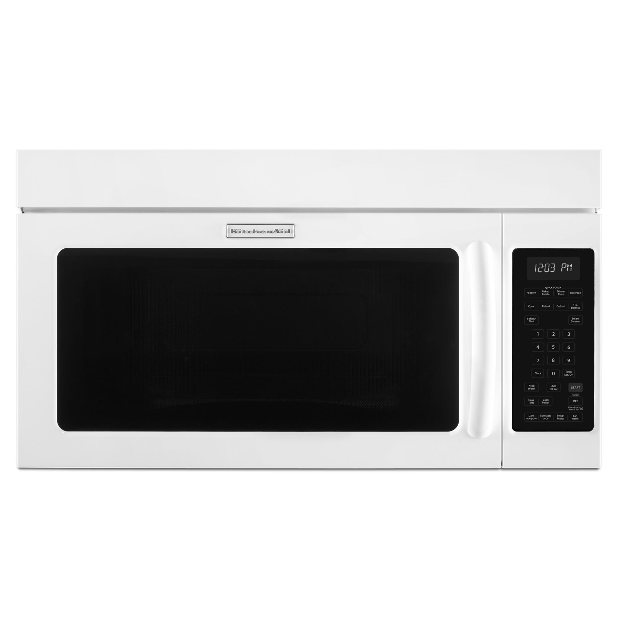 KitchenAid 2.0 cu. ft. Microwave Hood Combination Oven - White