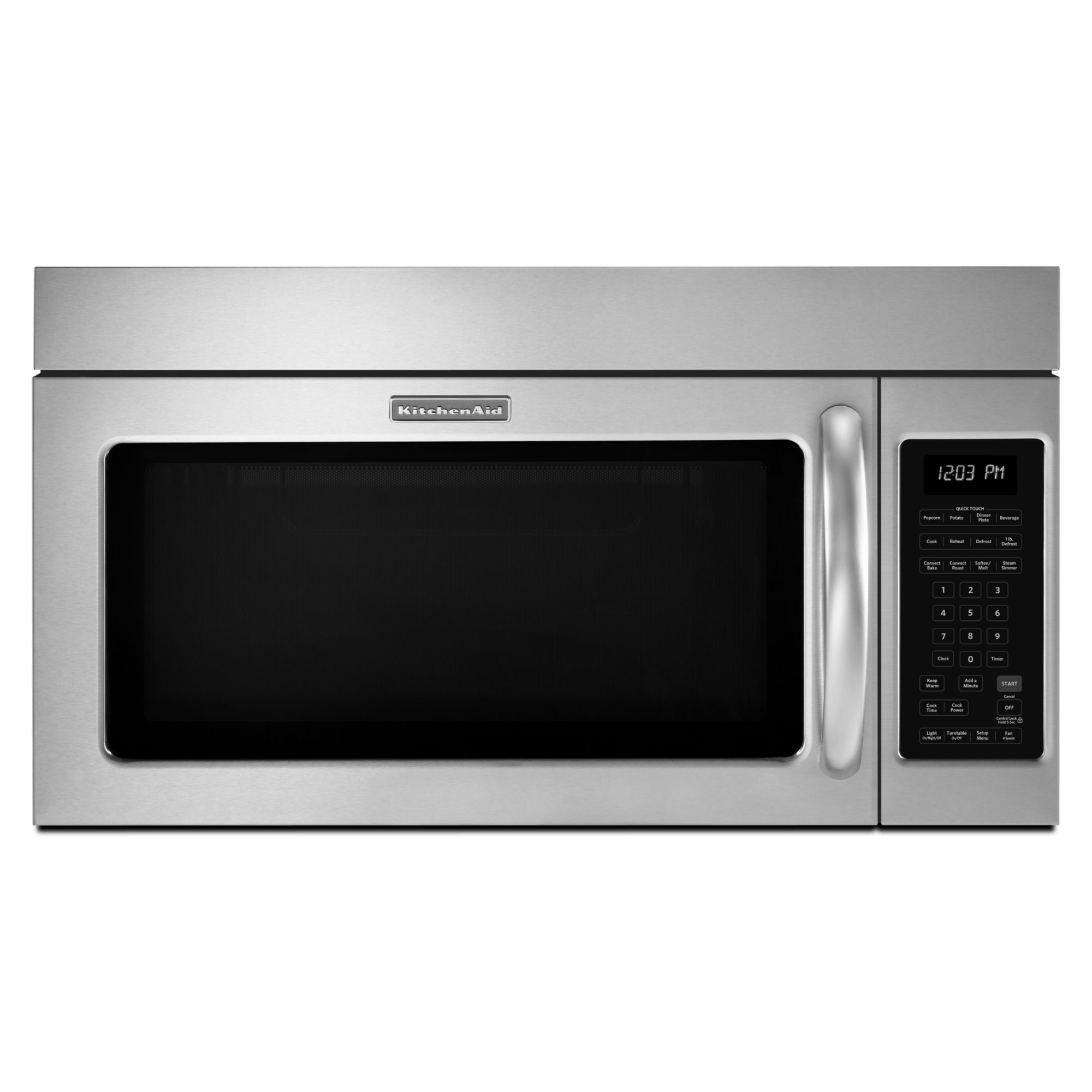 KitchenAid 1.8 cu. ft. Microwave Hood Combination Oven w/ Convection Cooking - Stainless Steel