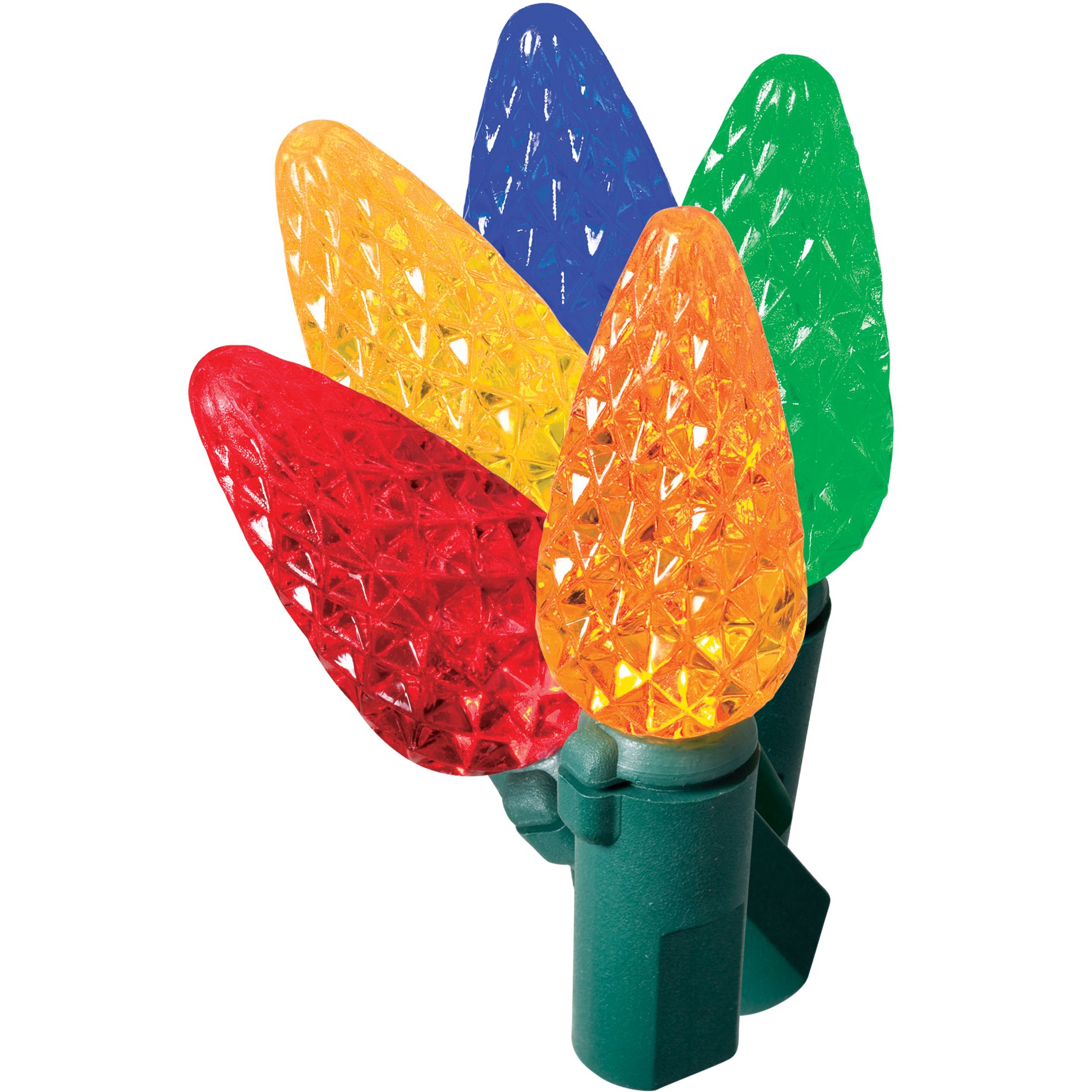 General Electric 150 ct. C5 Stay-bright LED Christmas Light Set Multi