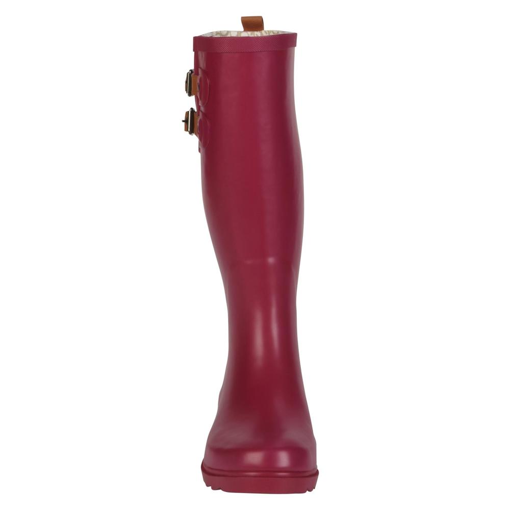 Chooka Women's Rain Boot Top Solid - Pink