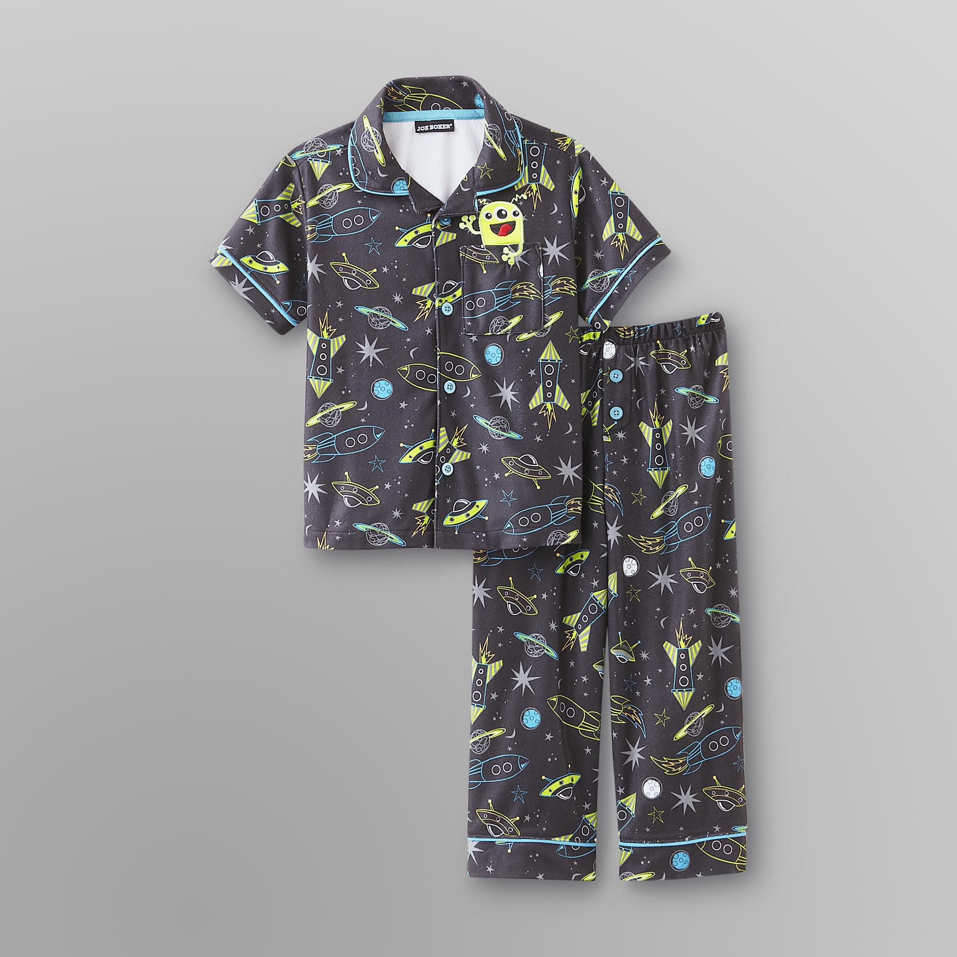 Joe Boxer Infant & Toddler Boy's Fleece Pajamas - Space Explorer at Kmart.com