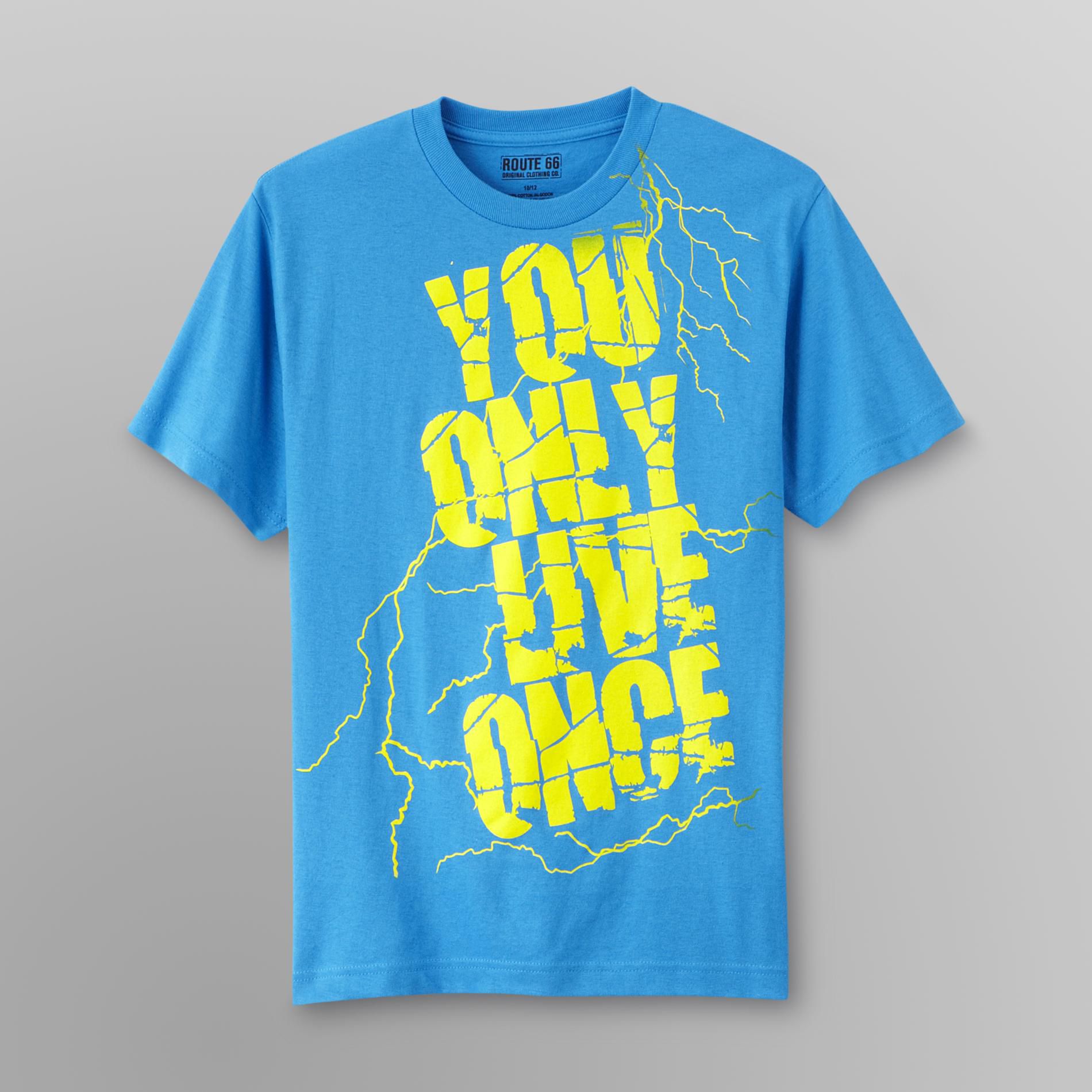 Route 66 Boy's Graphic T-Shirt - You Only Live Once at Kmart.com