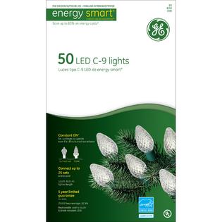 General Electric Energy Smart 50 LED ConstantOn C9 Light Set - Warm White