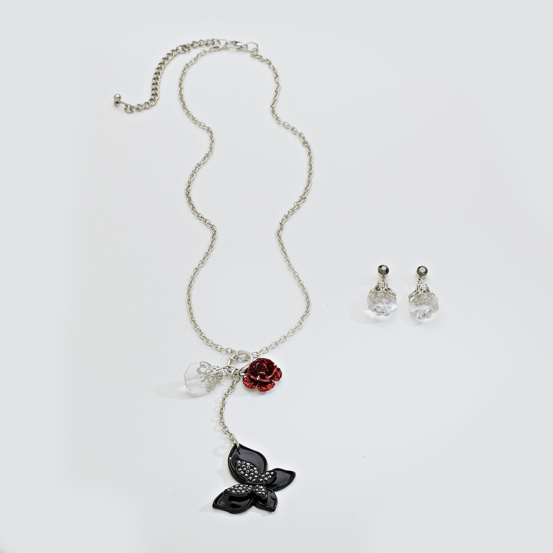 Bongo Junior's Charm Necklace & Earrings Gift Set at Kmart.com