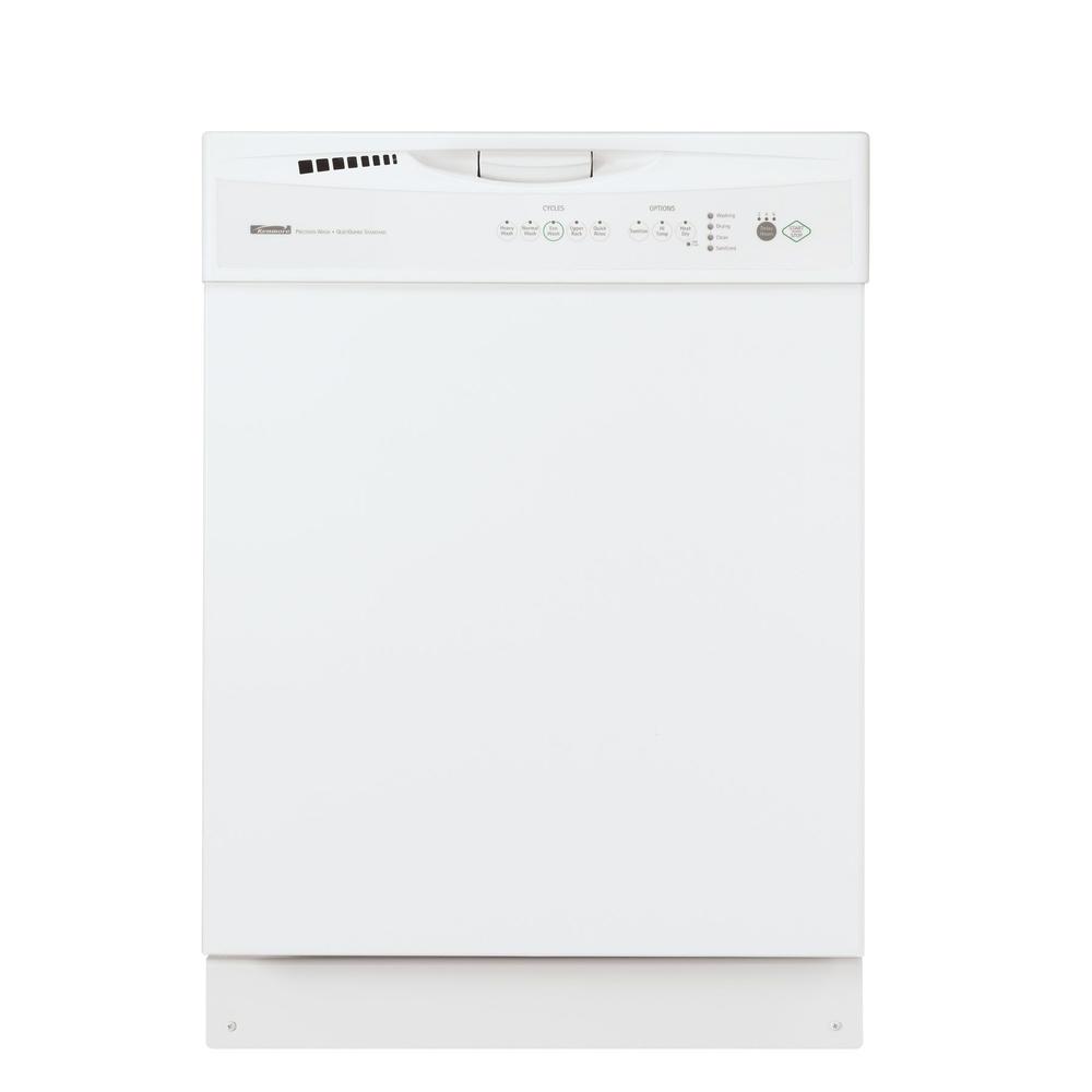 24" Built-In Dishwasher w/ Sani-Rinse - White