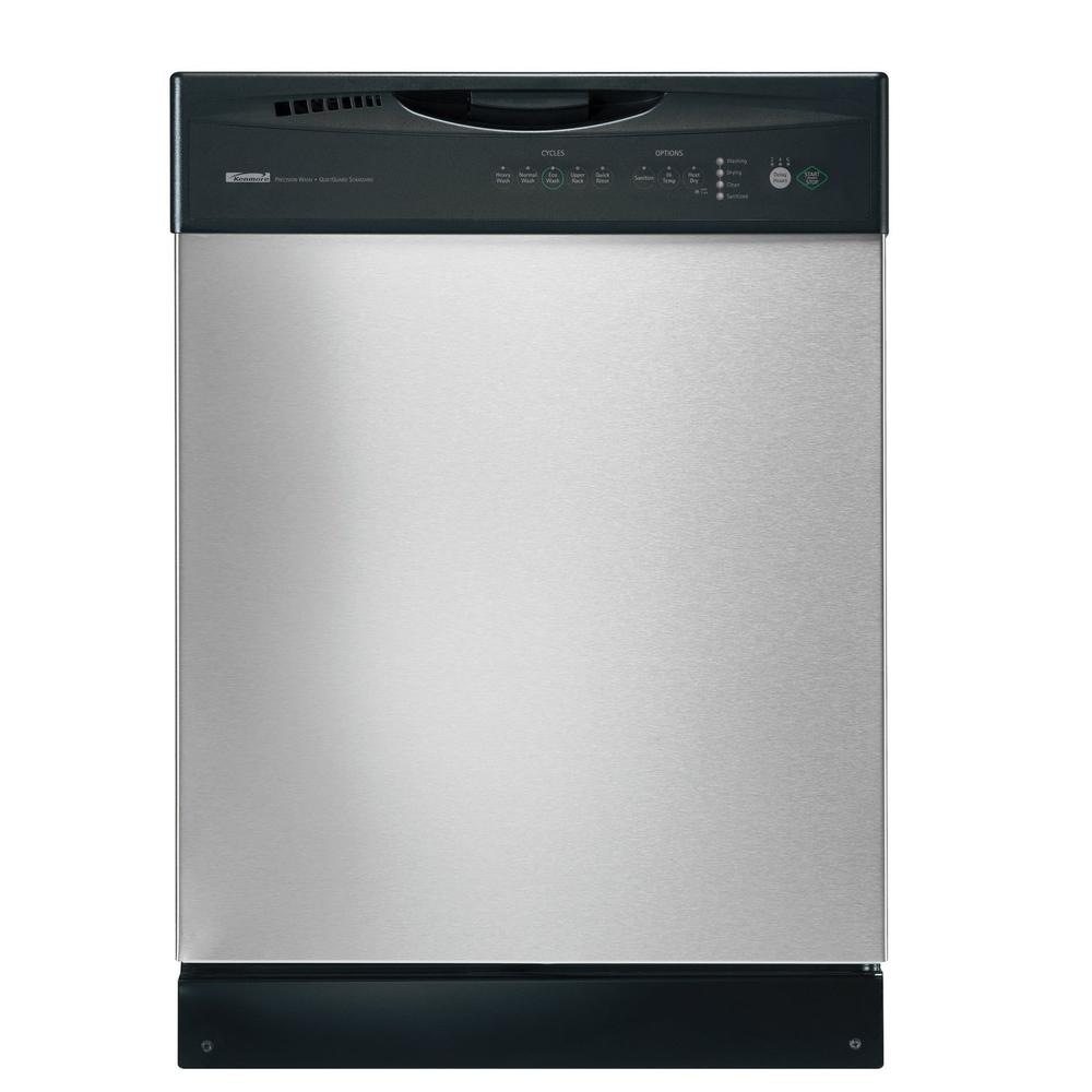 24" BuiltIn Dishwasher w/ SaniRinse Stainless Steel