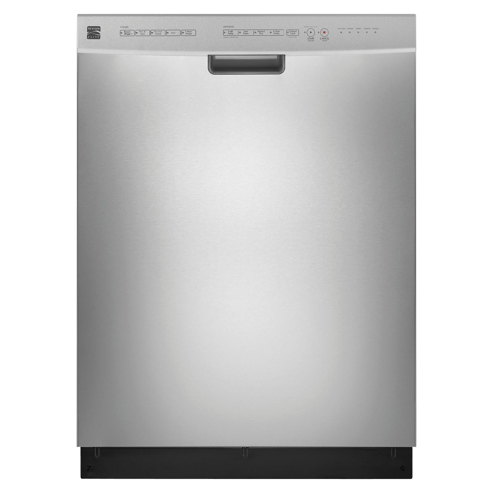 Kenmore 13263 24" BuiltIn Dishwasher w/ TurboZone™ Stainless