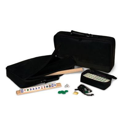 MAH JONGG IN SOFT SIDED CASE -BLACK