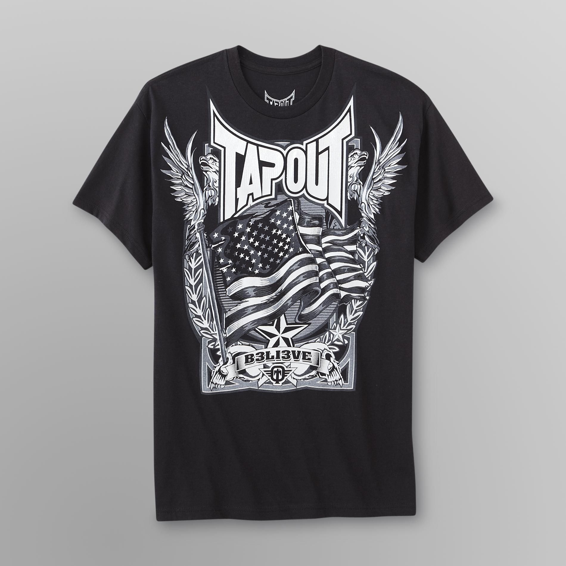 black tapout shirt