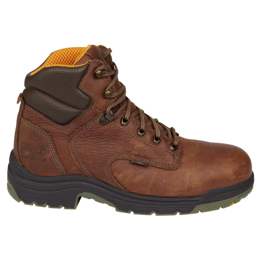 Men&#8217;s TiTAN 6" Safety Alloy Toe Work Boot 26063 - Brown