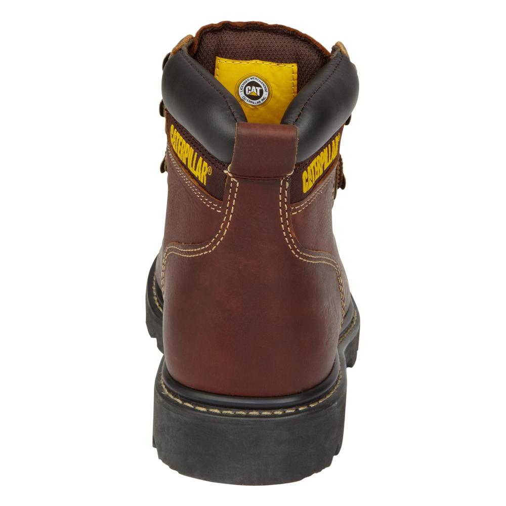 Men's Alaska 6" Soft Toe Slip Resistant Brown Work Boot W74145