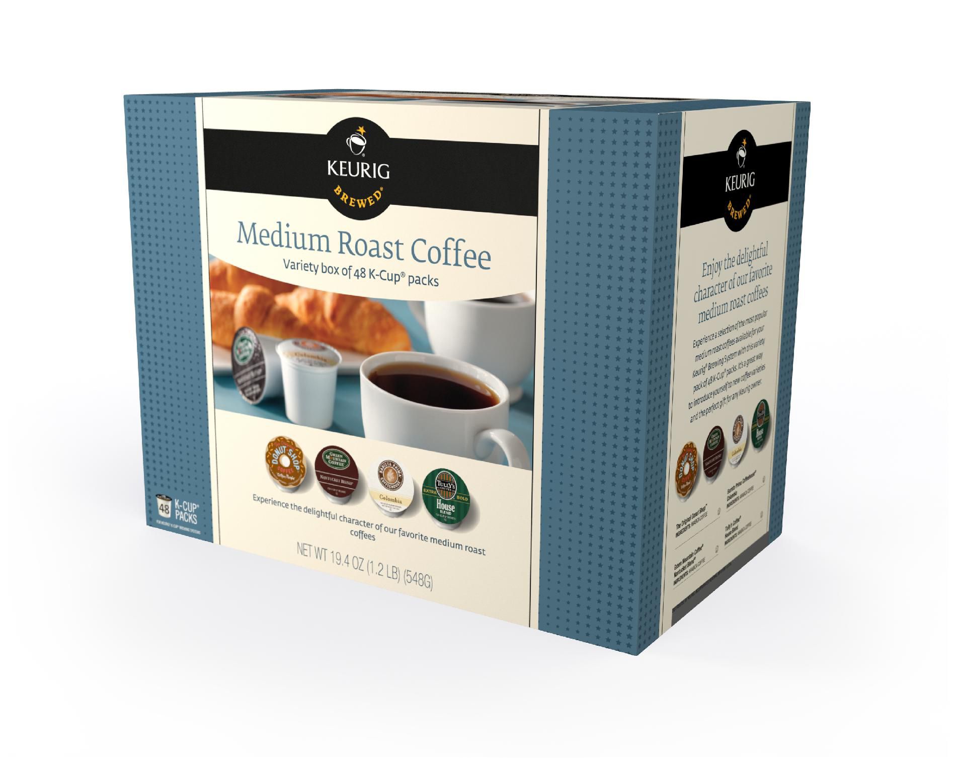 Keurig Medium Roast Coffee Variety Pack,  48 Count K-Cups at Kmart.com