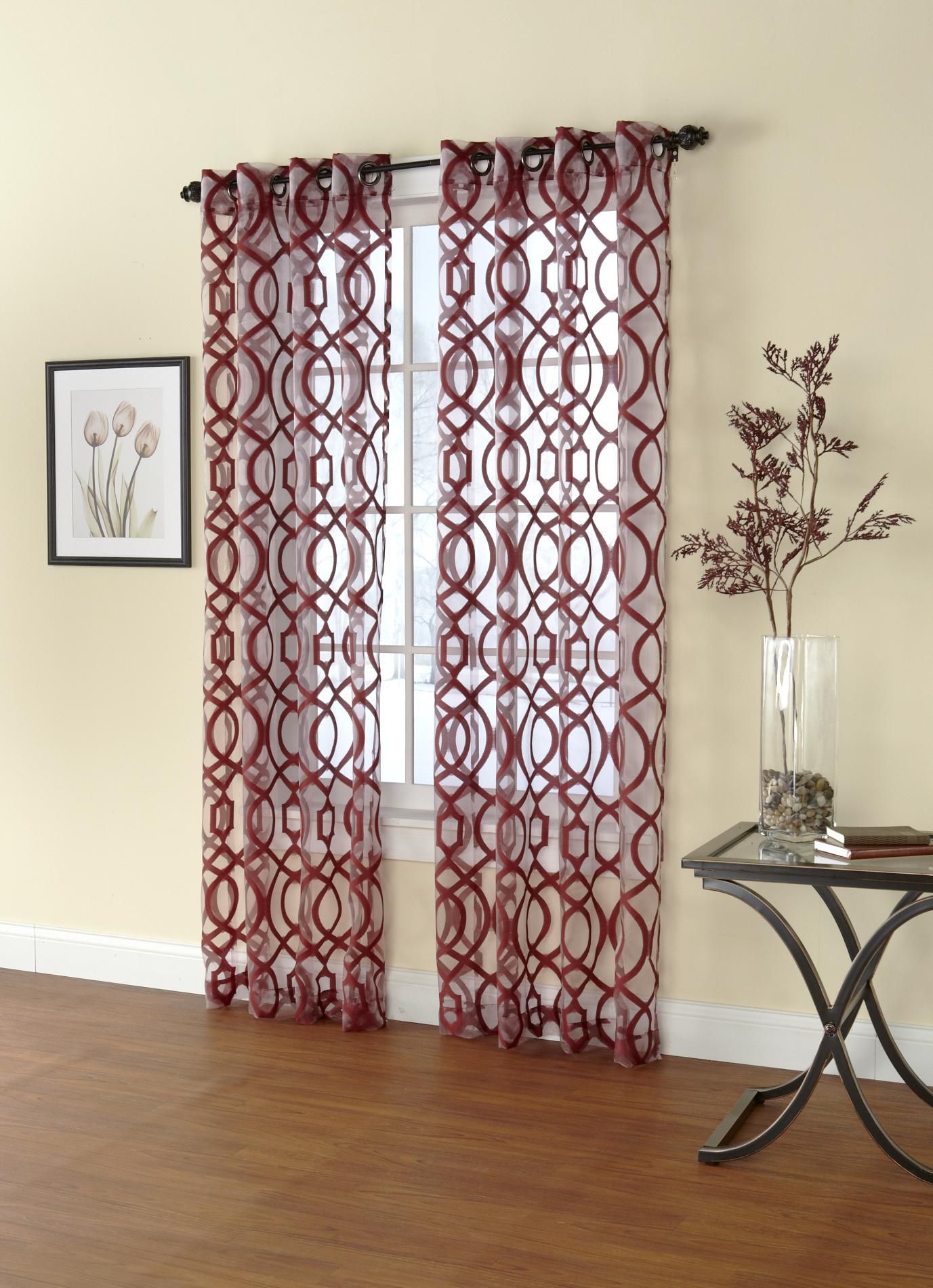 Regal Home Sheer Grommet-Top Single Curtain Panel at Kmart.com