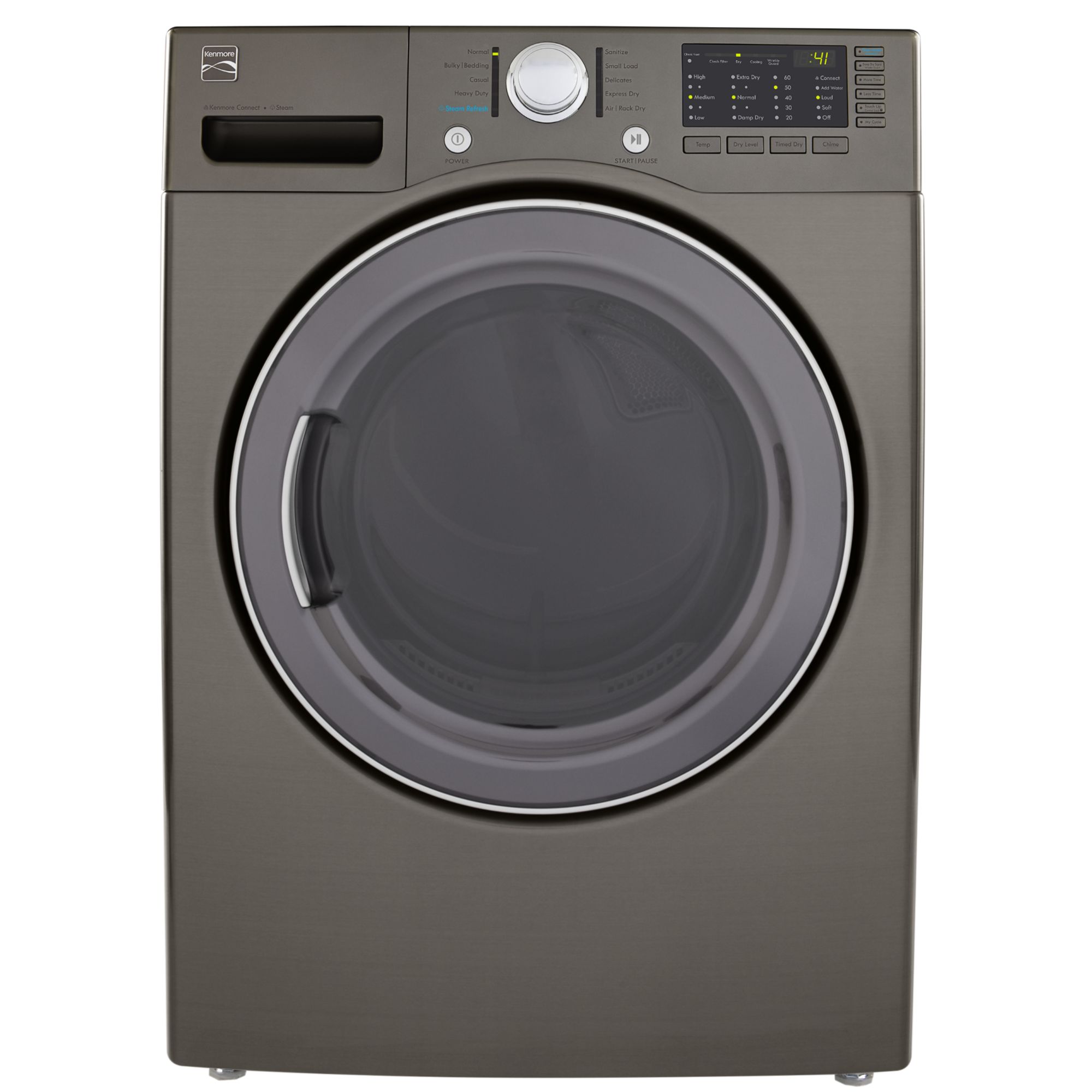 Kenmore 7.3 Cu. Ft. Electric Dryer W/ Sensor Dry Metallic Triloo