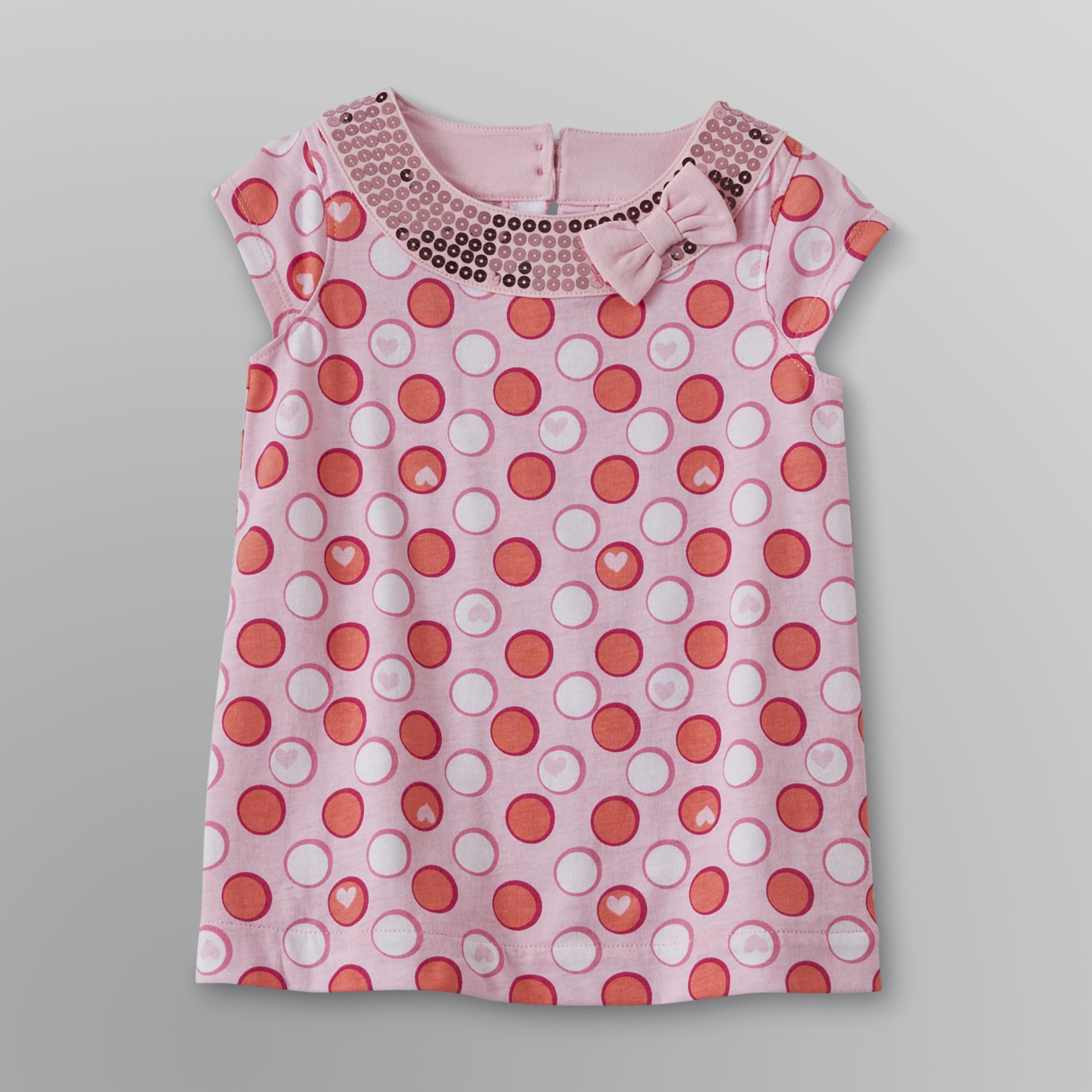 Toughskins Infant & Toddler Girl's Polka Dot Tunic - Sequin at Sears.com