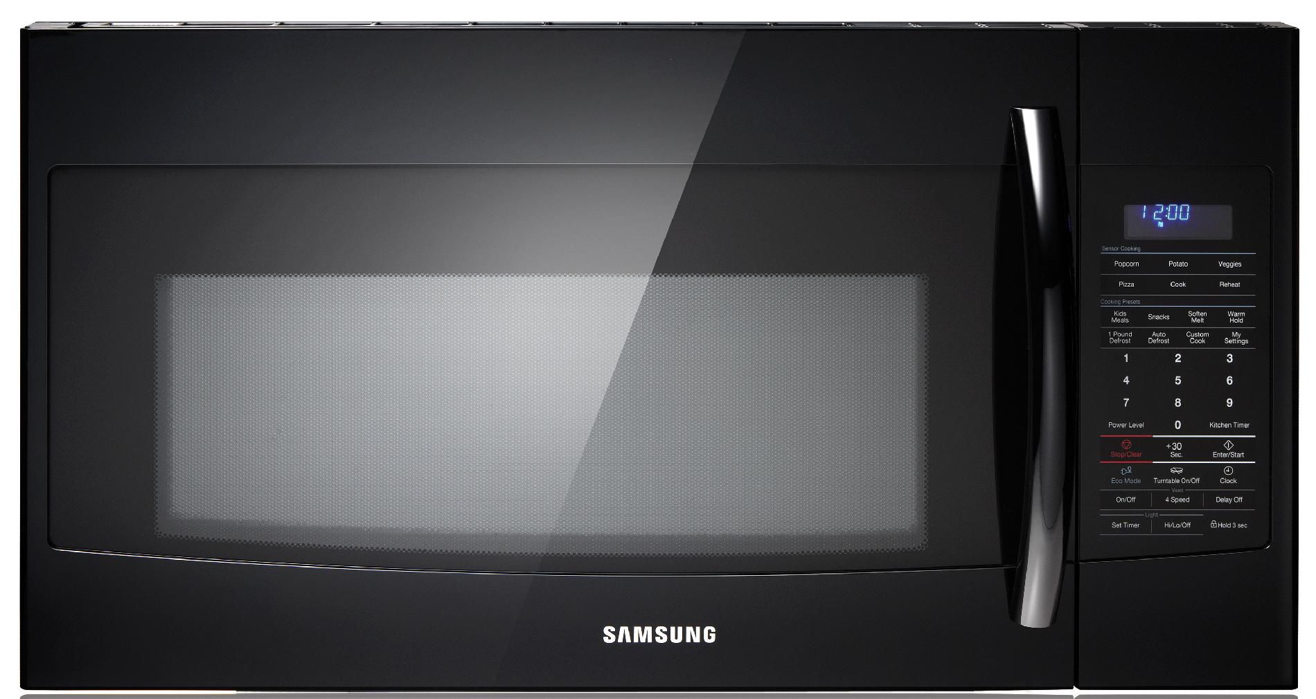 Samsung - SMH1927B/XAA - 1.9 cu. ft. Over-the-Range Microwave - Black