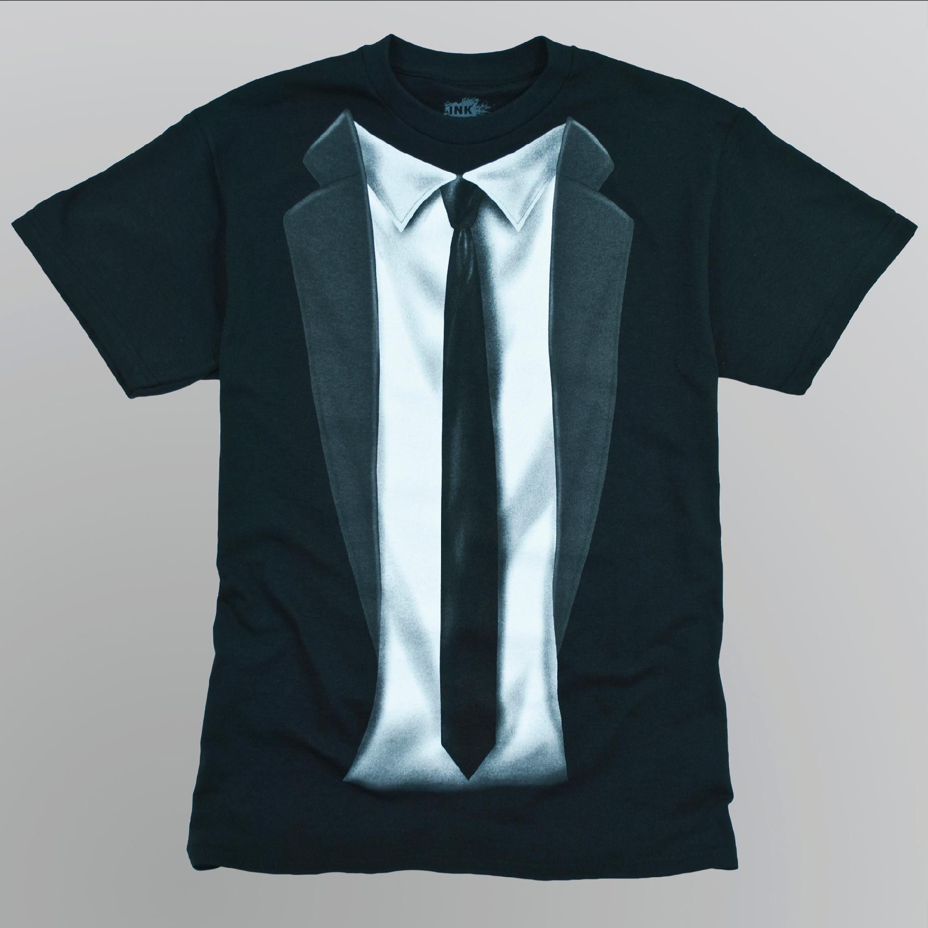 Young Men’s Graphic Tee Swinger Suit Black at Kmart.com