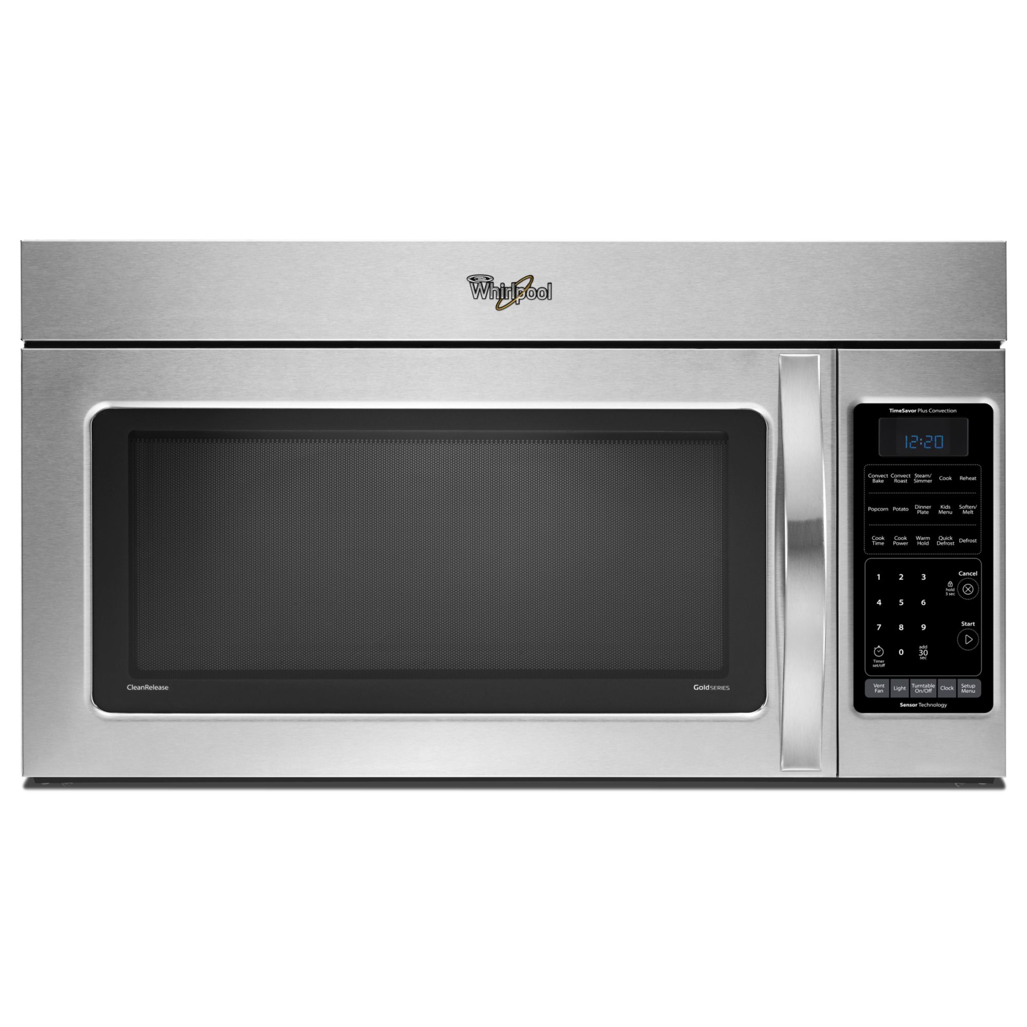 Whirlpool 1.8 cu. ft. Over-the-Range Microwave w/ 4-Speed 300 CFM Fan - Stainless Steel