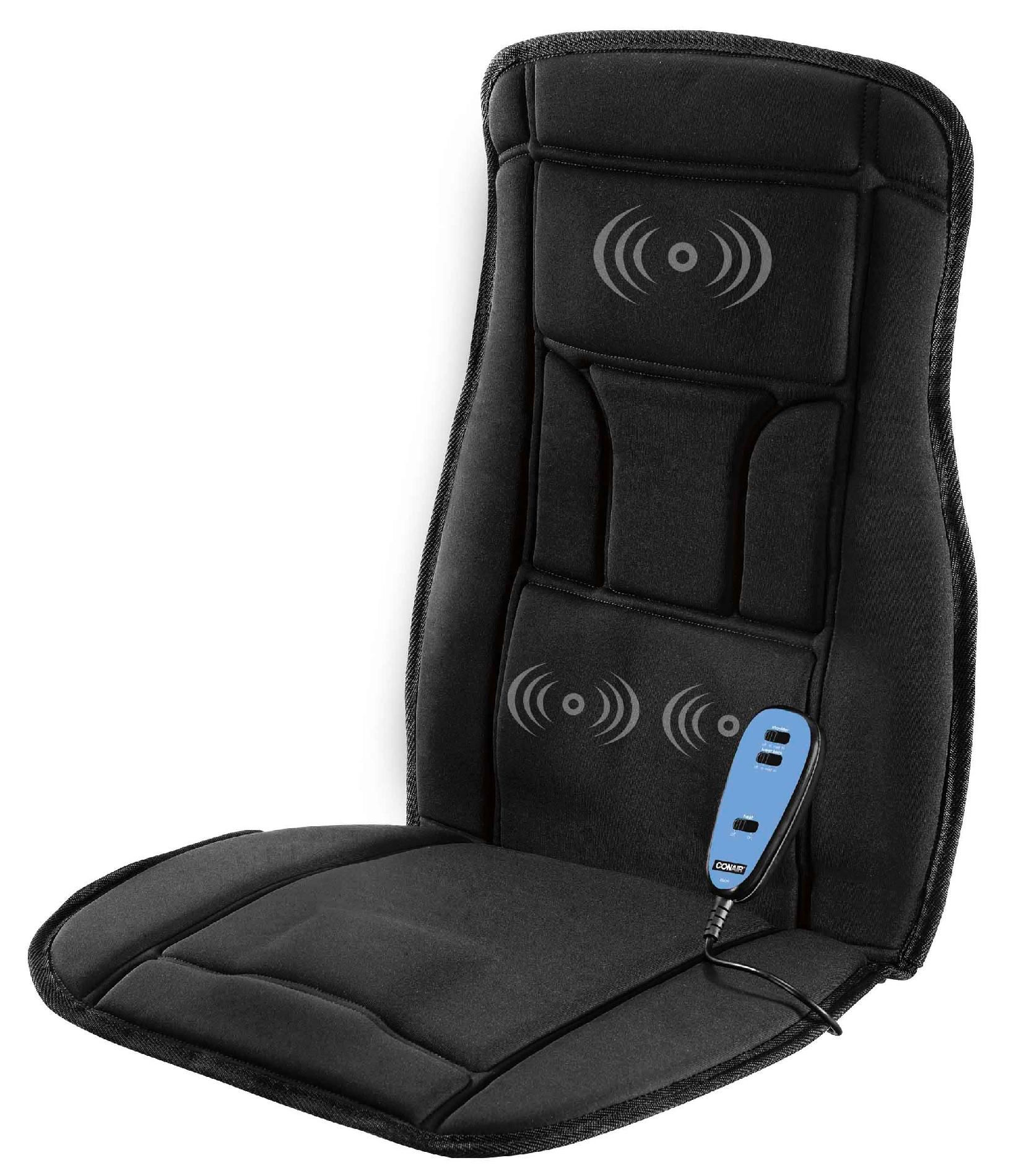 Conair Body Benefits Seat Cushion, Heated, Massaging, 1 cushion