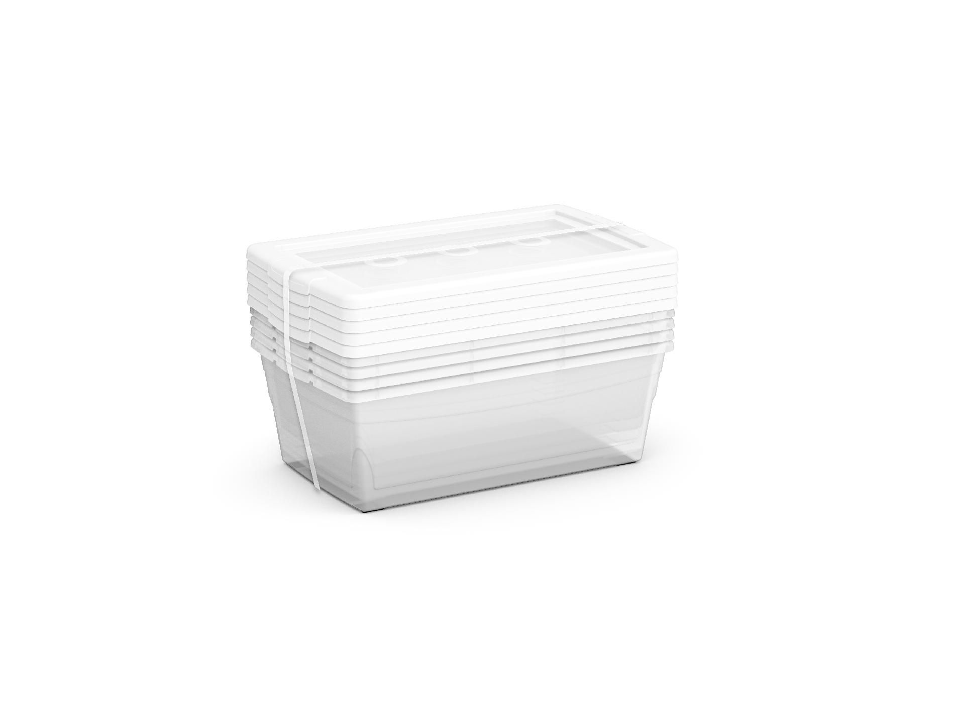 KIS FG008635CLR 5pk 6.5 QT Clear Container Box Sears Outlet