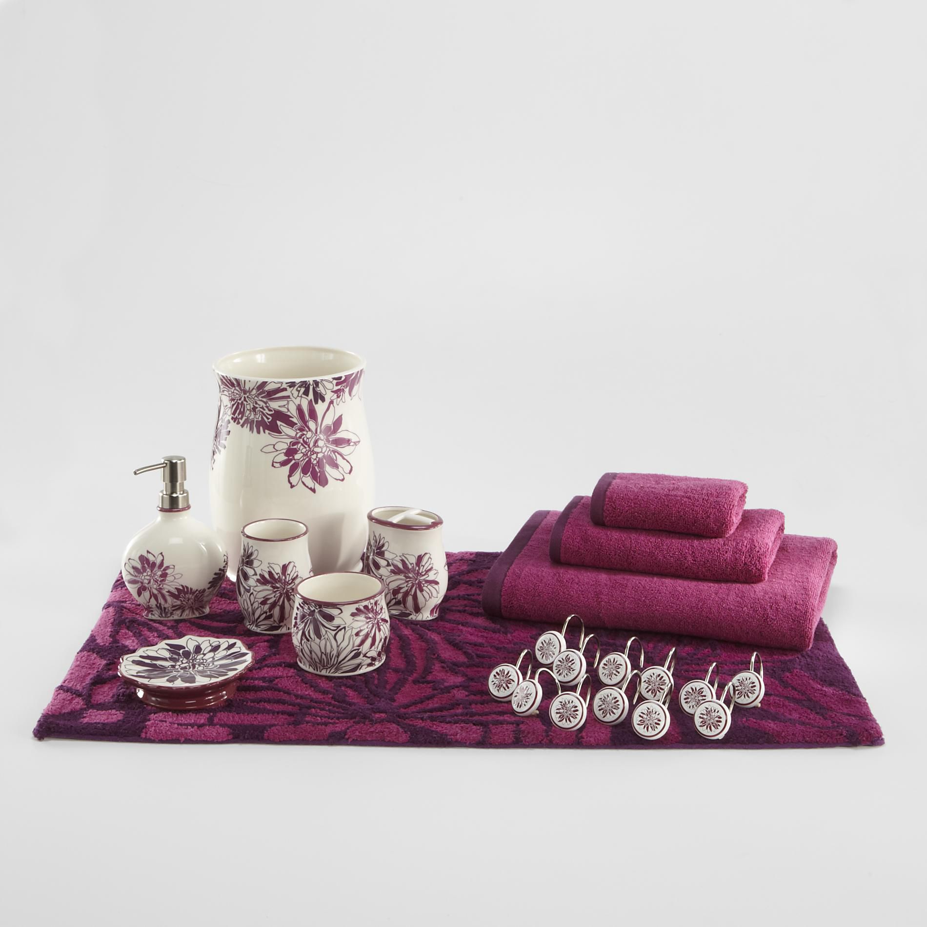 Sofia by Sofia Vergara Floral Fantasy Bath Collection at Kmart.com