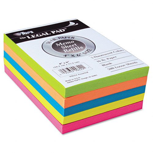 TOPS Business Forms Docket Assorted Color Memo Sheets at Kmart.com