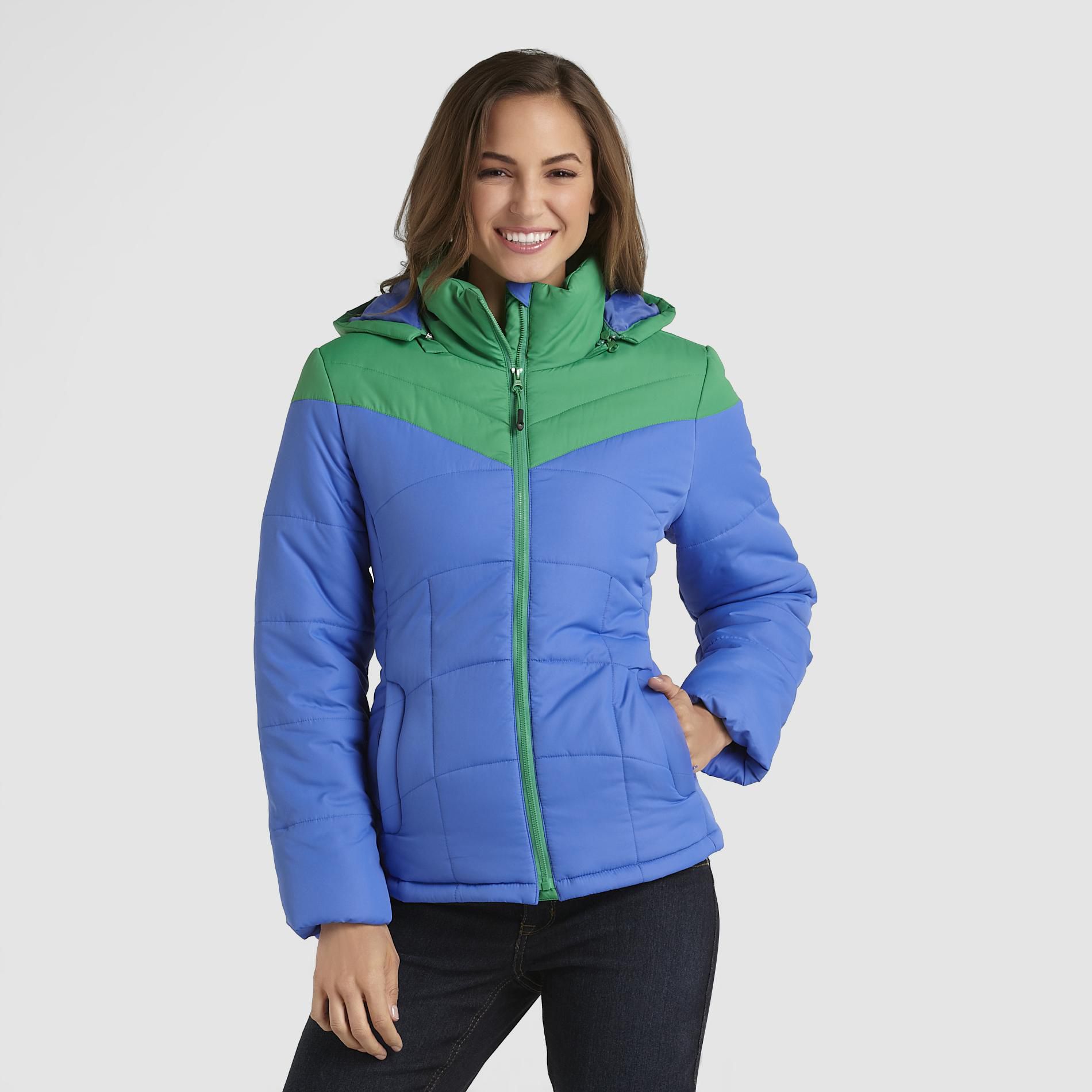 Athletech Women's Hooded Anorak - Colorblock at Kmart.com
