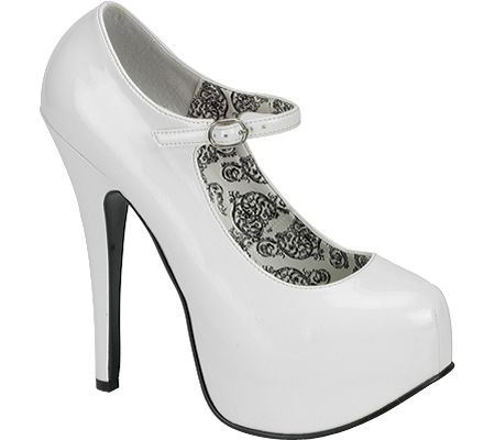 Bordello Women's Teeze 07 - White Patent at Sears.com