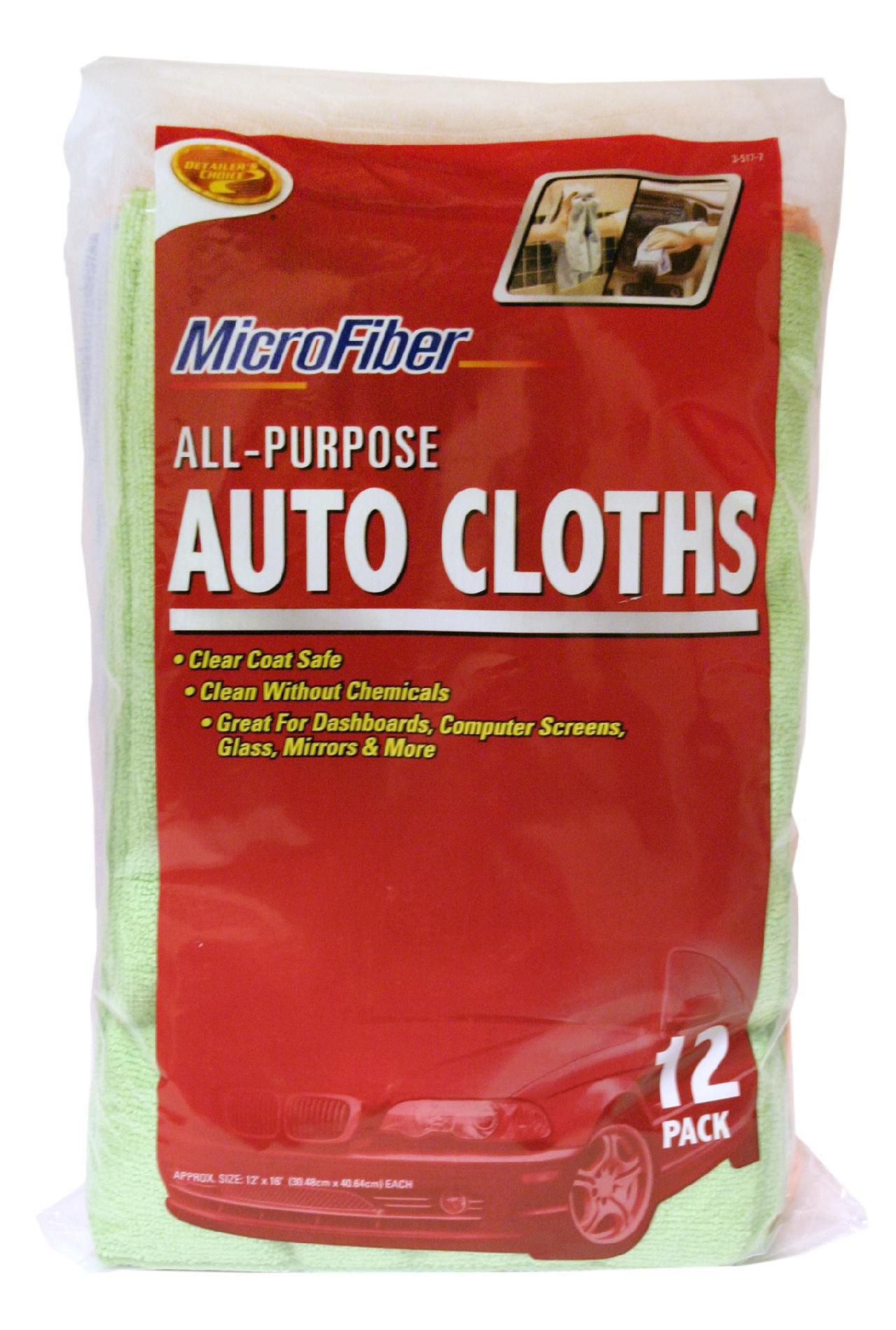 UPC 073319351774 product image for 12PK MICRO FIBER AUTO CLOTHS | upcitemdb.com
