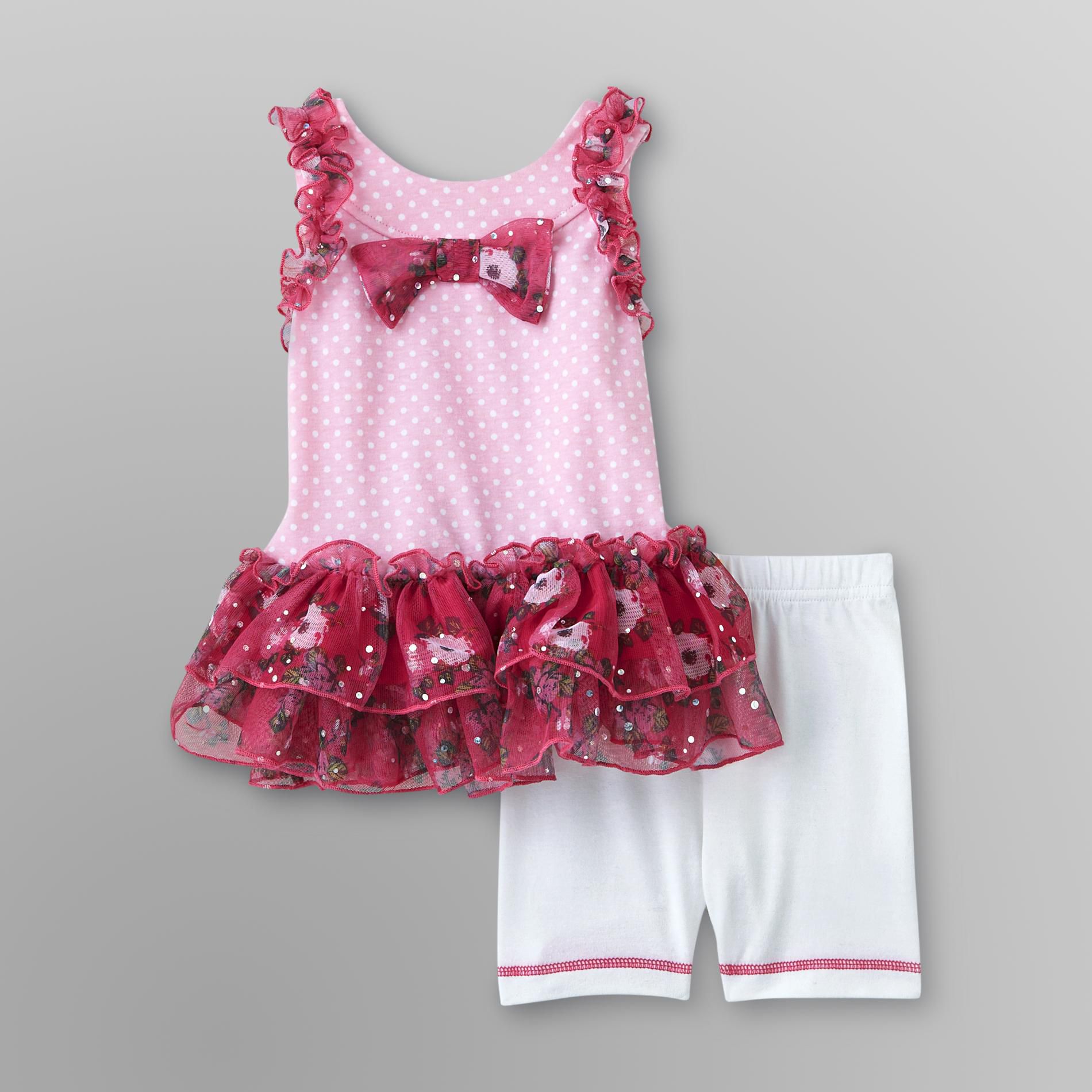 WonderKids Infant & Toddler Girl's Tunic & Shorts - Polka Dot at Kmart.com