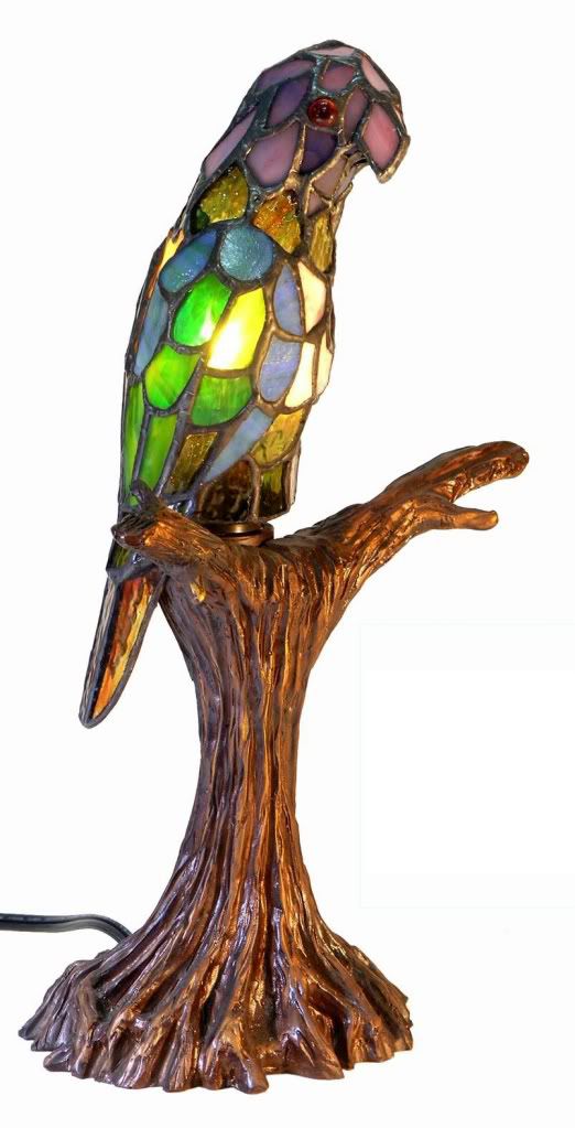 Warehouse of Tiffany Parrot Accent Table Lamp