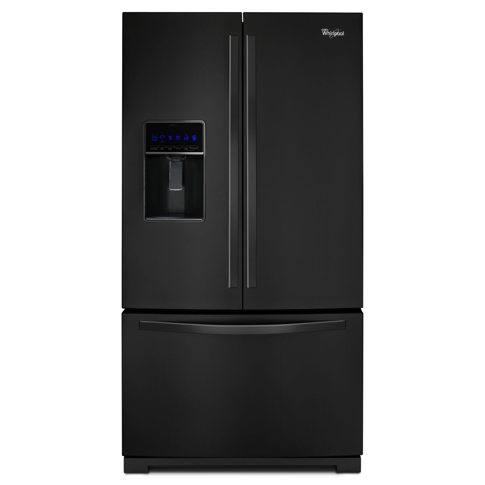 26 cu. ft. French Door Refrigerator w/ MicroEdge Shelves - Black