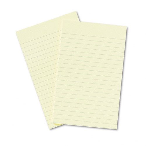 Post-it Original Notes, 5 x 8, Canary, Two 50-Sheet Pads