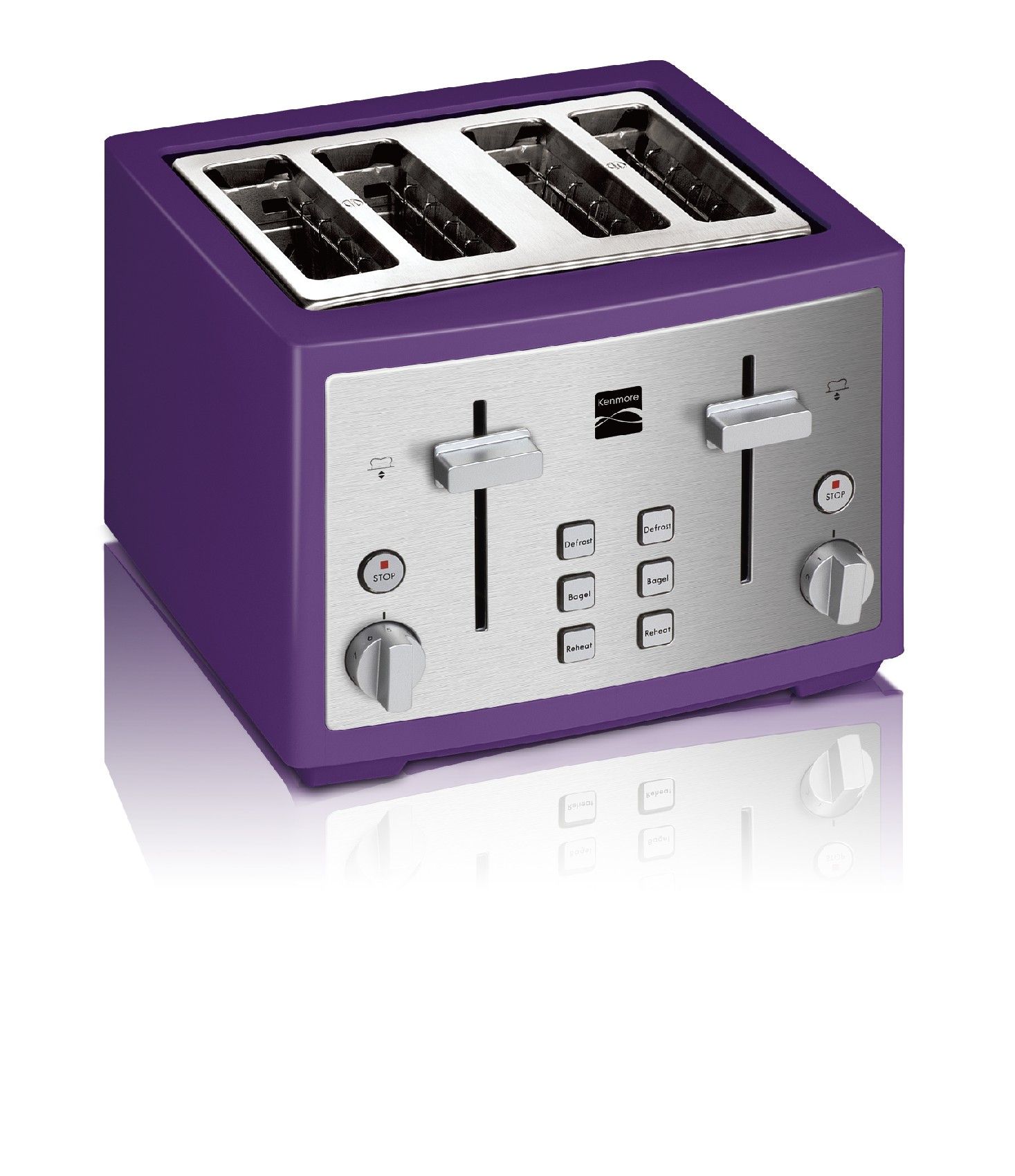 Kenmore 131601P 4 slice toaster, Purple Sears Outlet