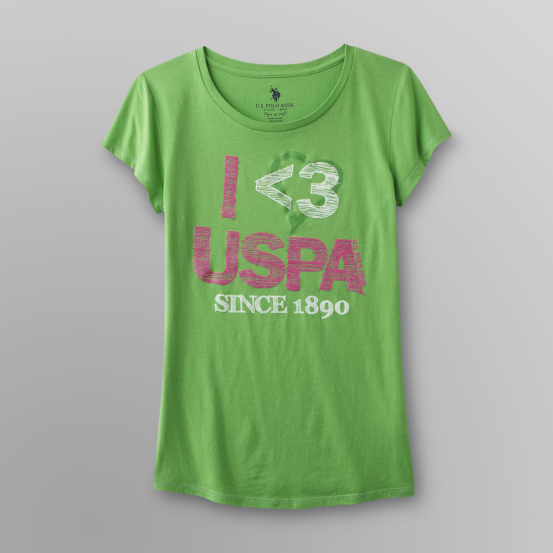 US Polo Association Junior's Graphic T-Shirt - I Love USPA at Sears.com