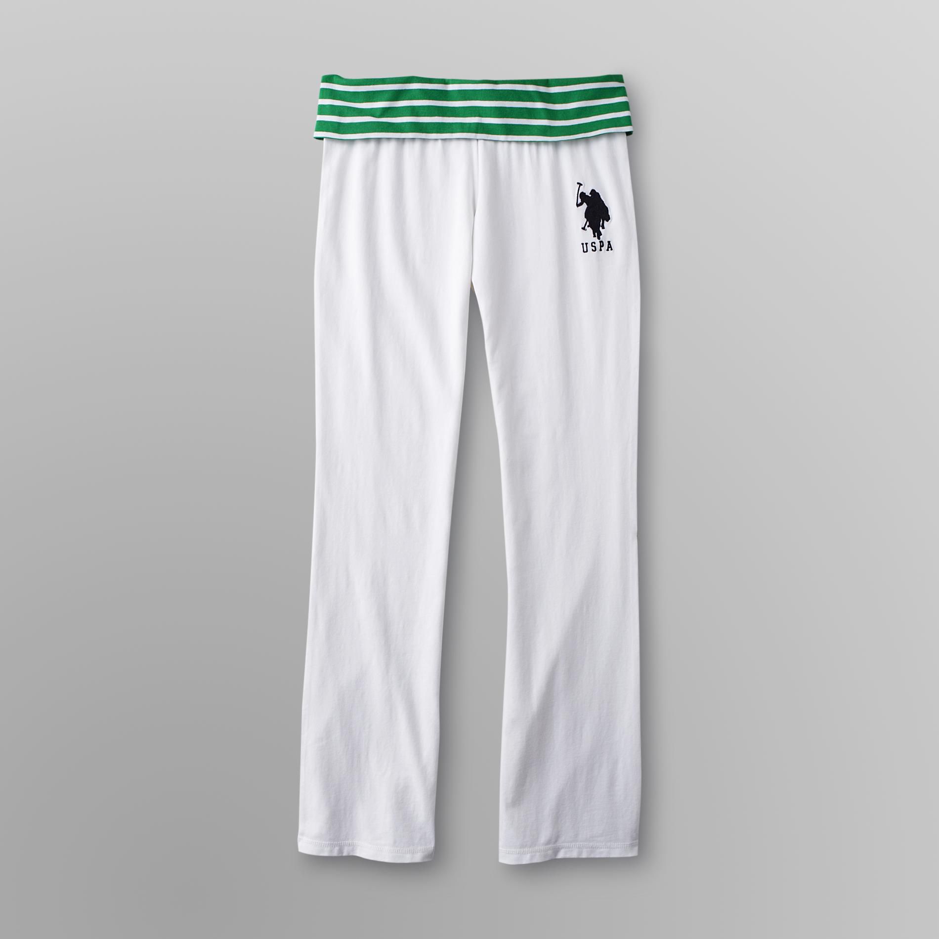 US Polo Association Junior's Fold-Over Yoga Pants at Sears.com